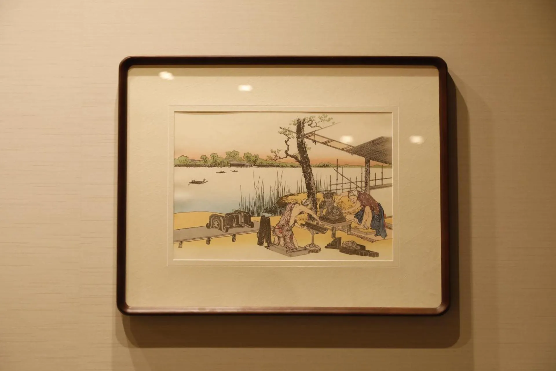 Decorative detail in Onyado Nono Asakusa Natural Hot Spring