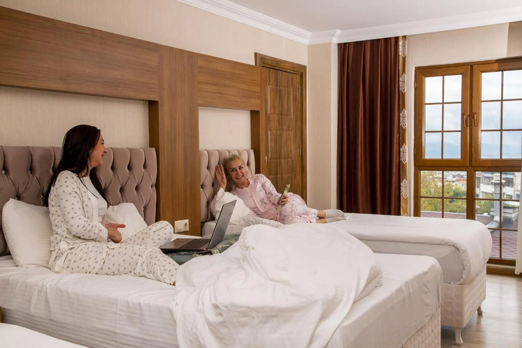 Bed in Bursa Palas Hotel