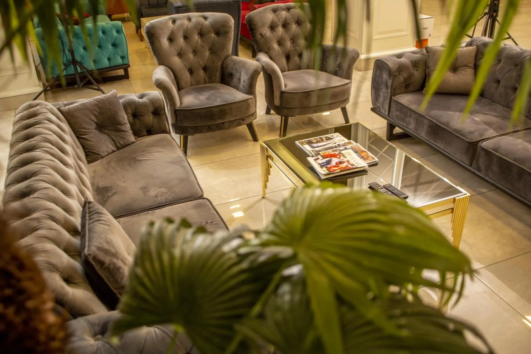 Seating area in Bursa Palas Hotel