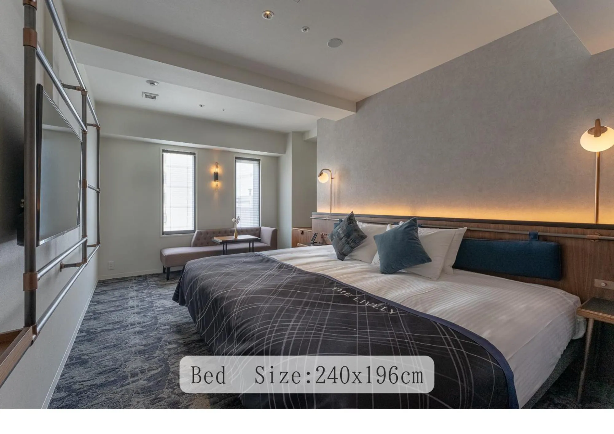 Bedroom, Bed in The Lively Osaka Honmachi