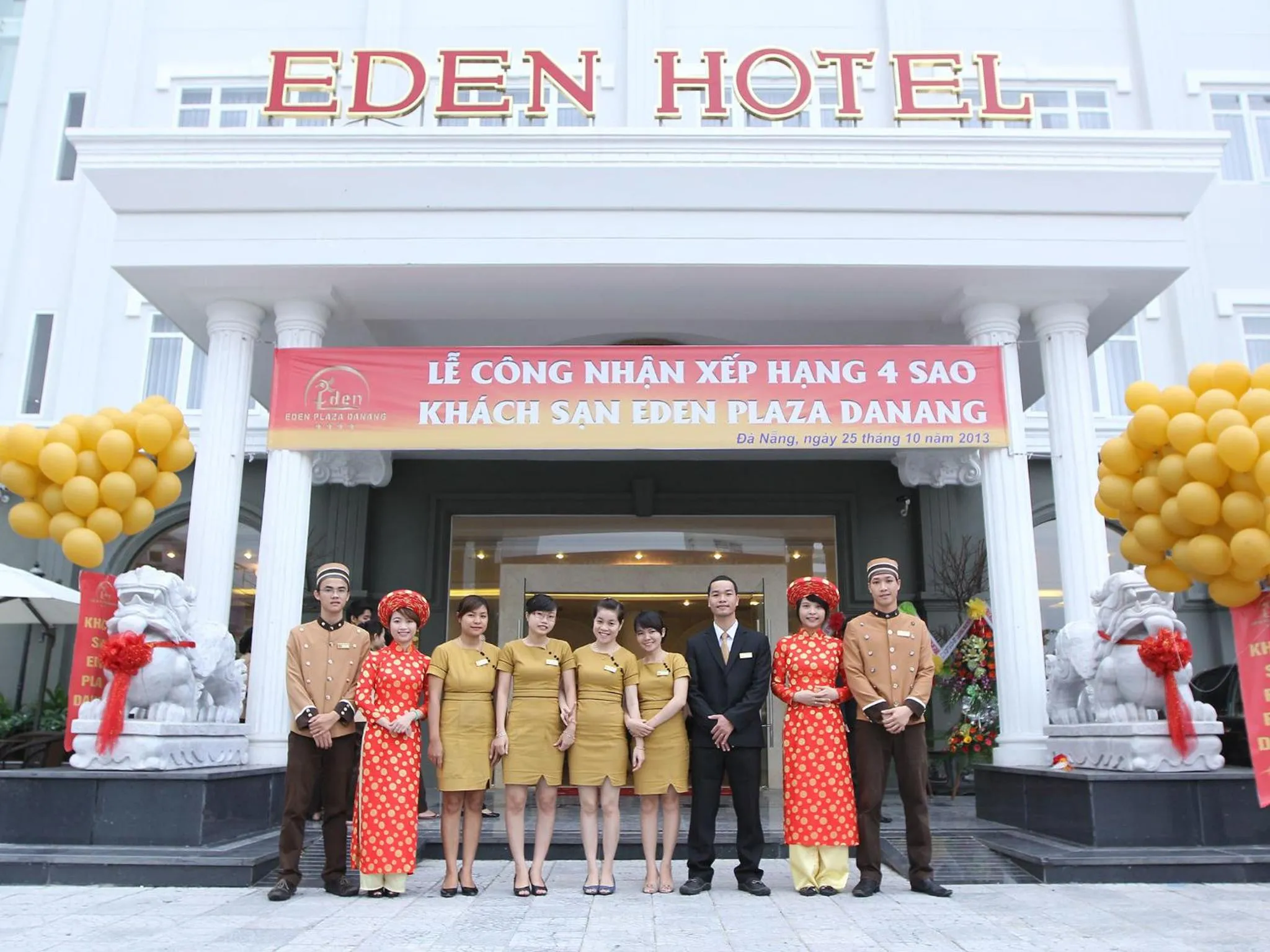 Facade/entrance in Eden Plaza Da Nang Hotel