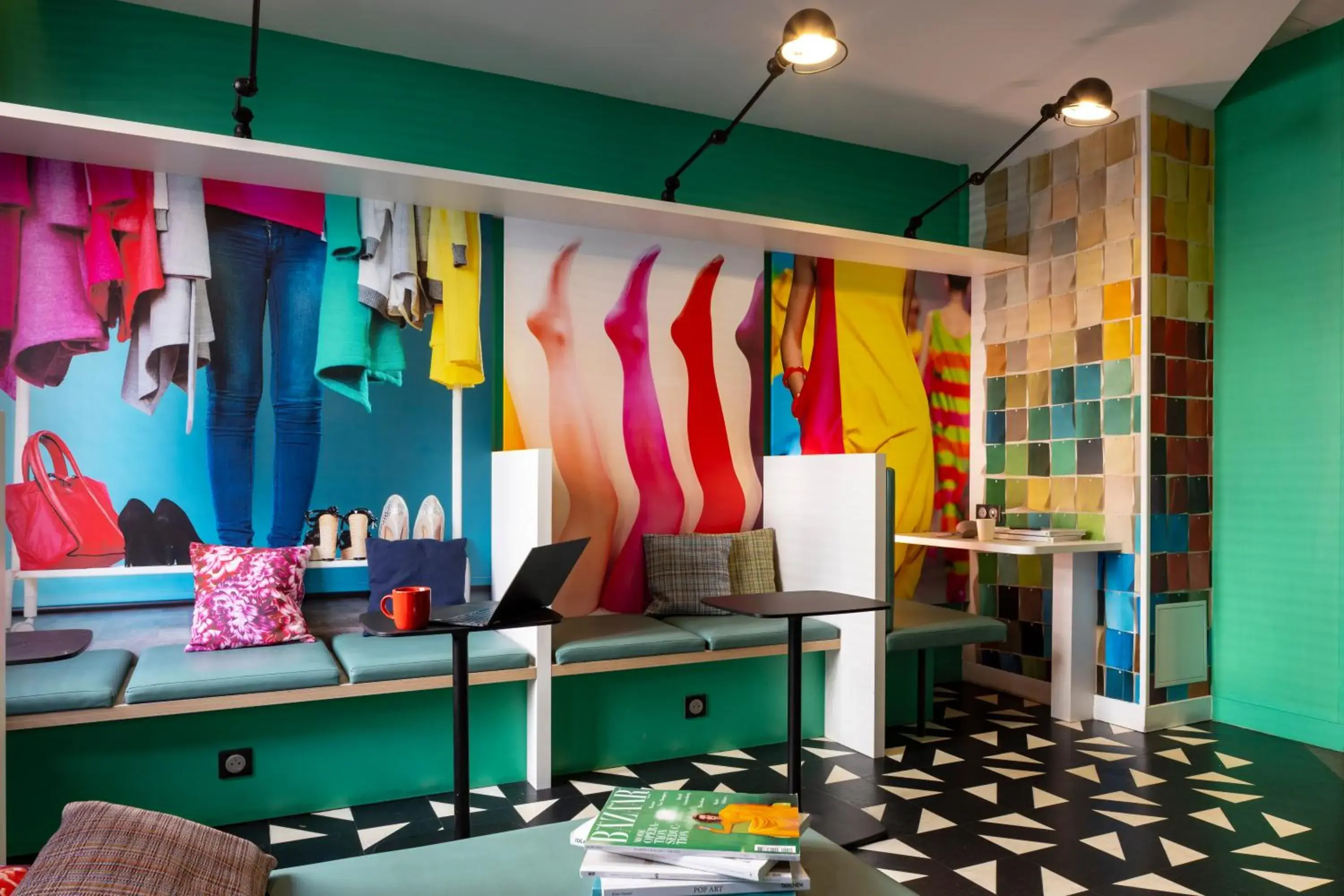 Lobby or reception in Ibis Styles Paris Gare Saint Lazare Lobby or reception in Ibis Styles Paris Gare Saint Lazare