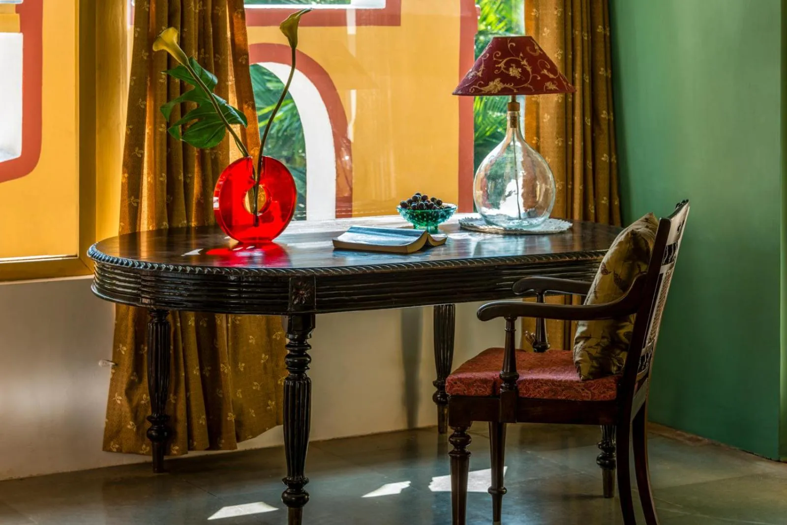 Seating area in Casa Anjuna