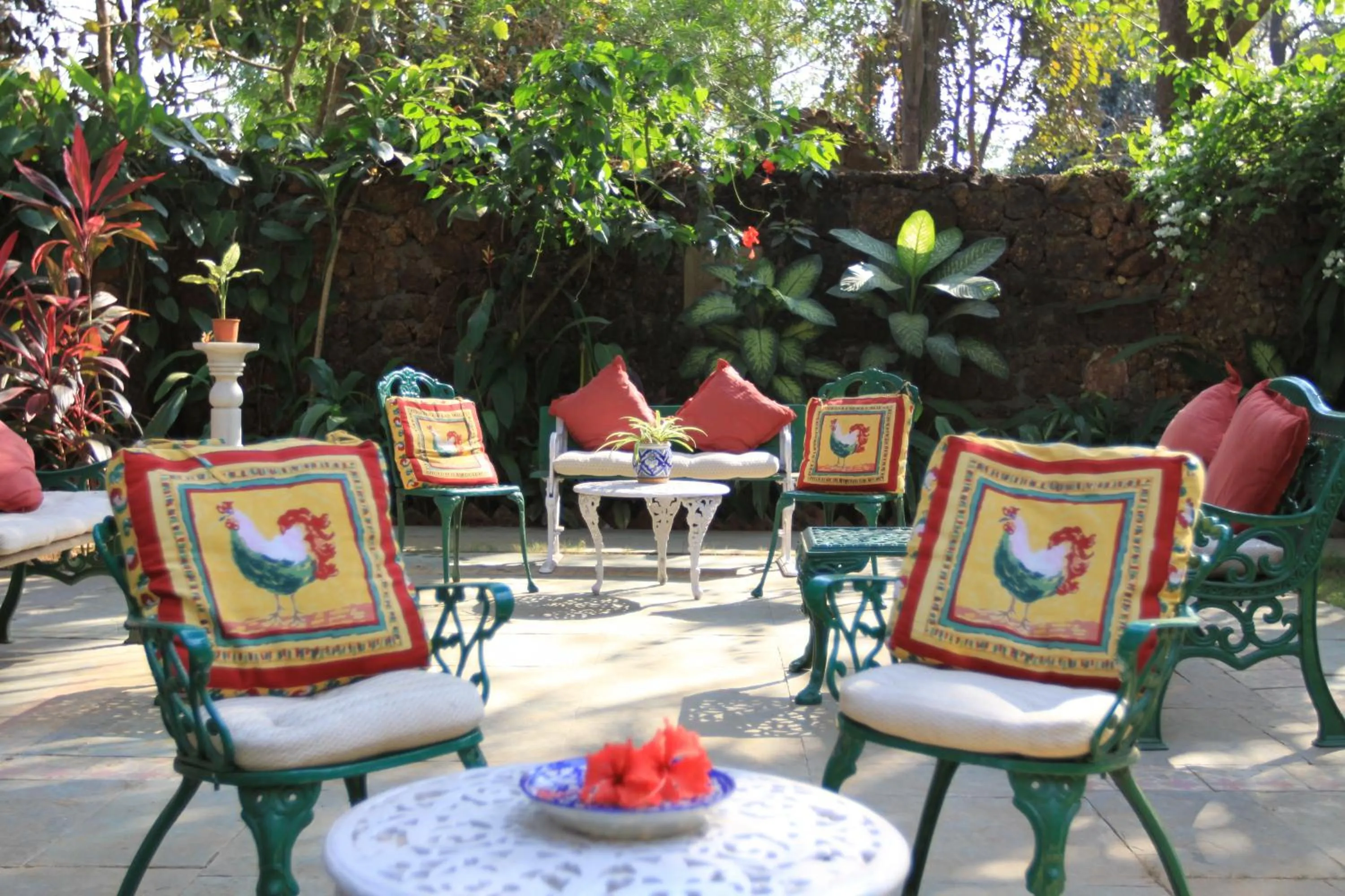 Communal lounge/ TV room in Casa Anjuna