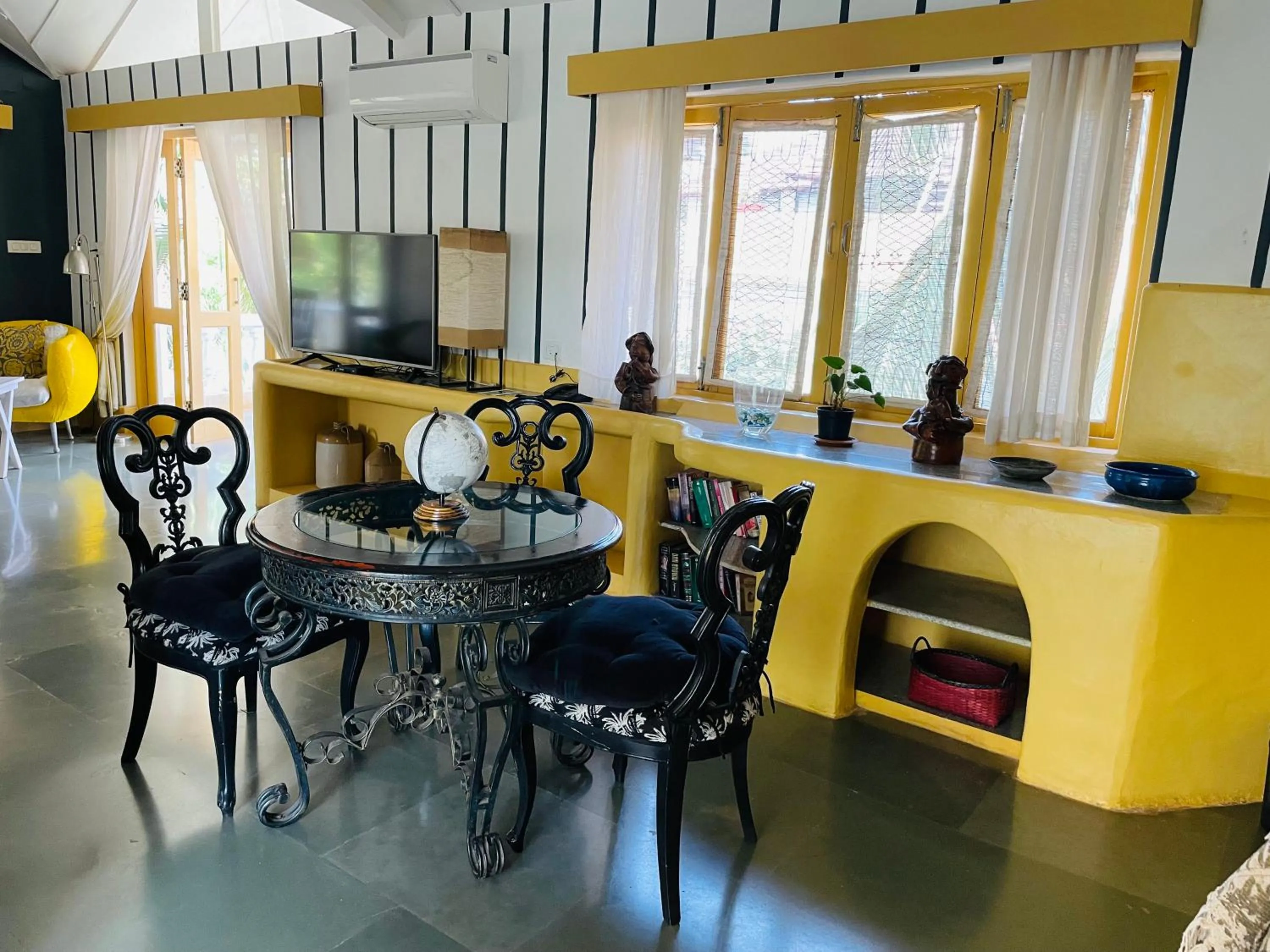 Seating area in Casa Anjuna