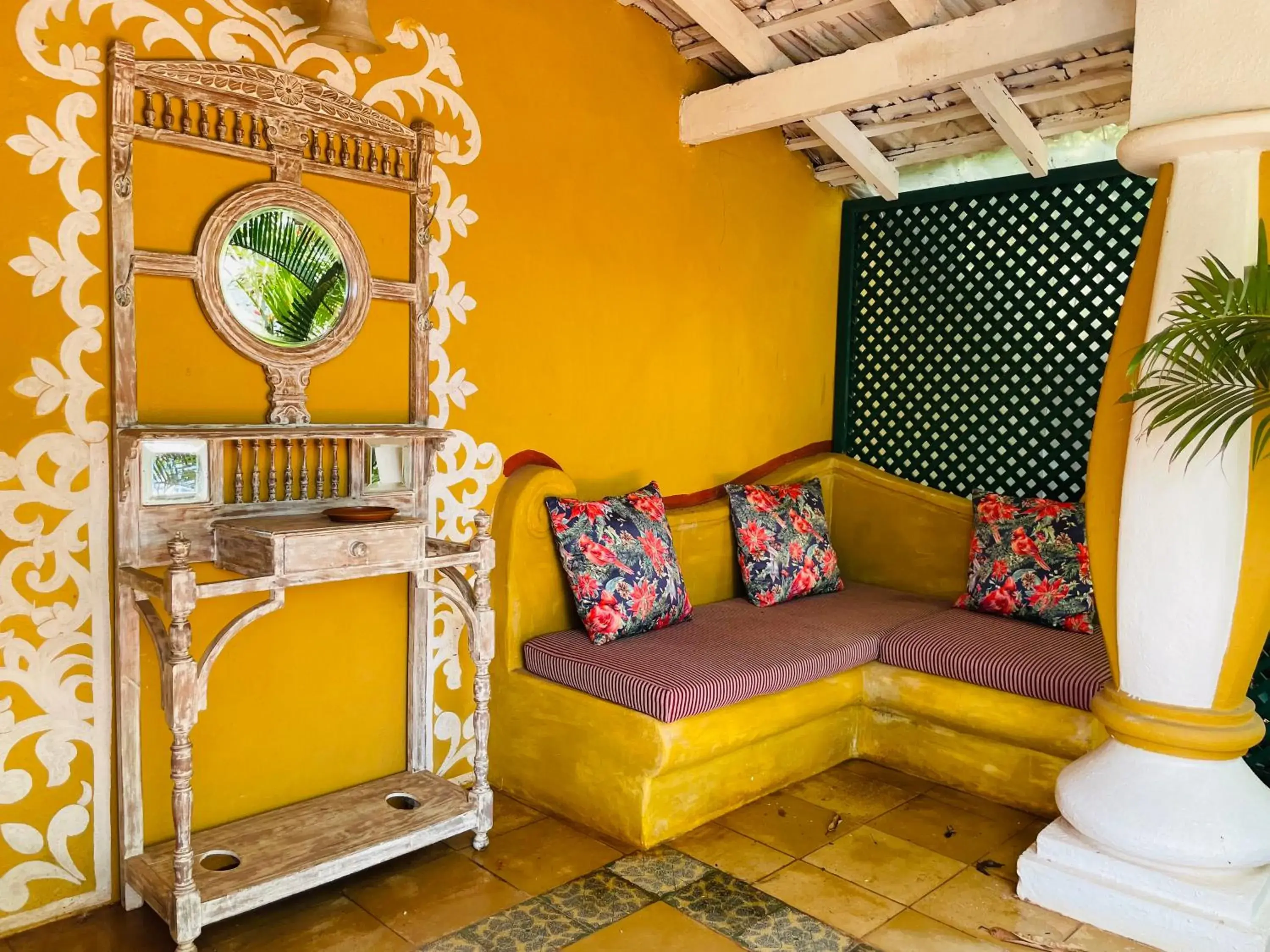 Balcony/Terrace, Bed in Casa Anjuna Balcony/Terrace, Bed in Casa Anjuna