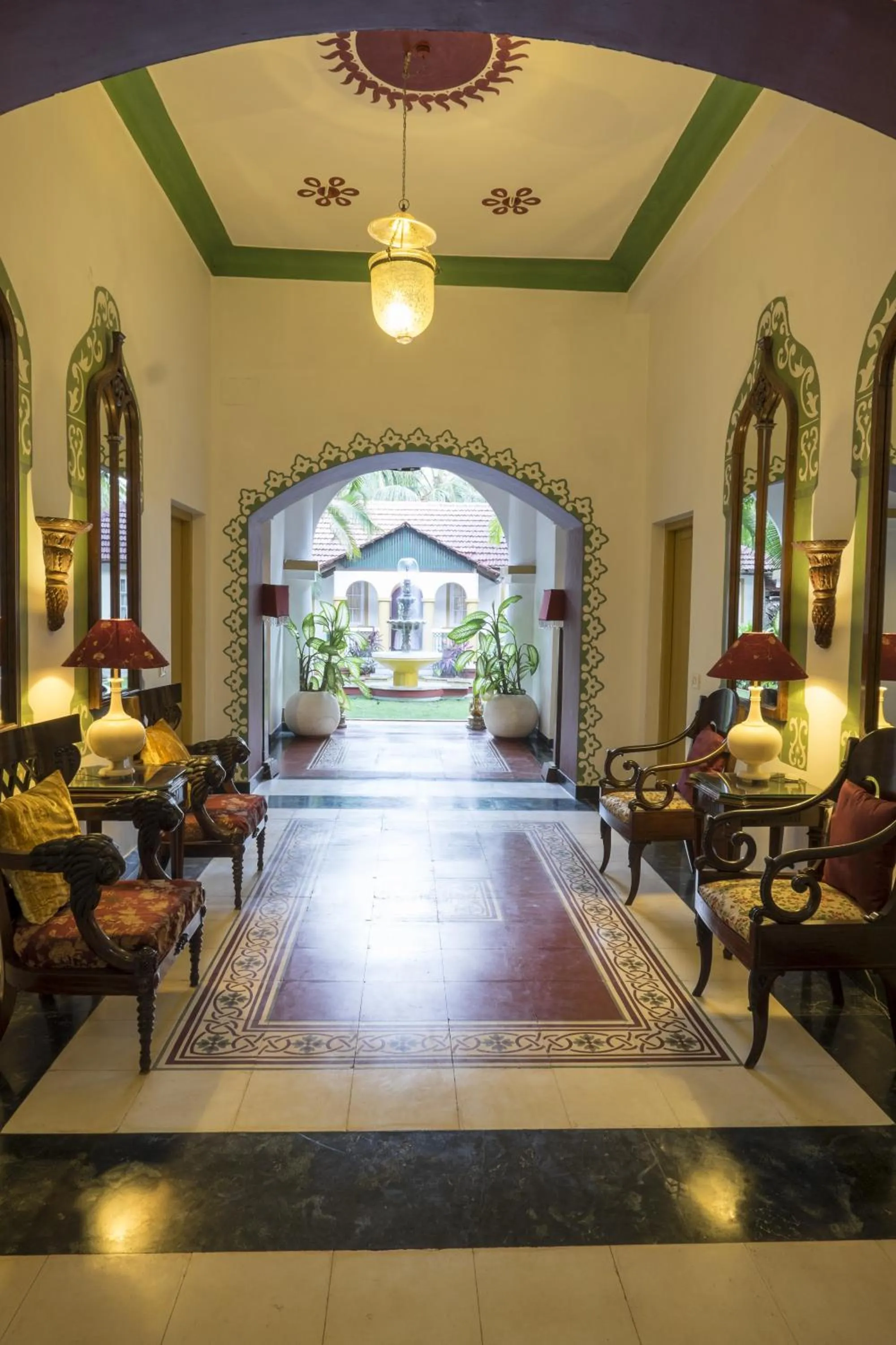 Communal lounge/ TV room in Casa Anjuna