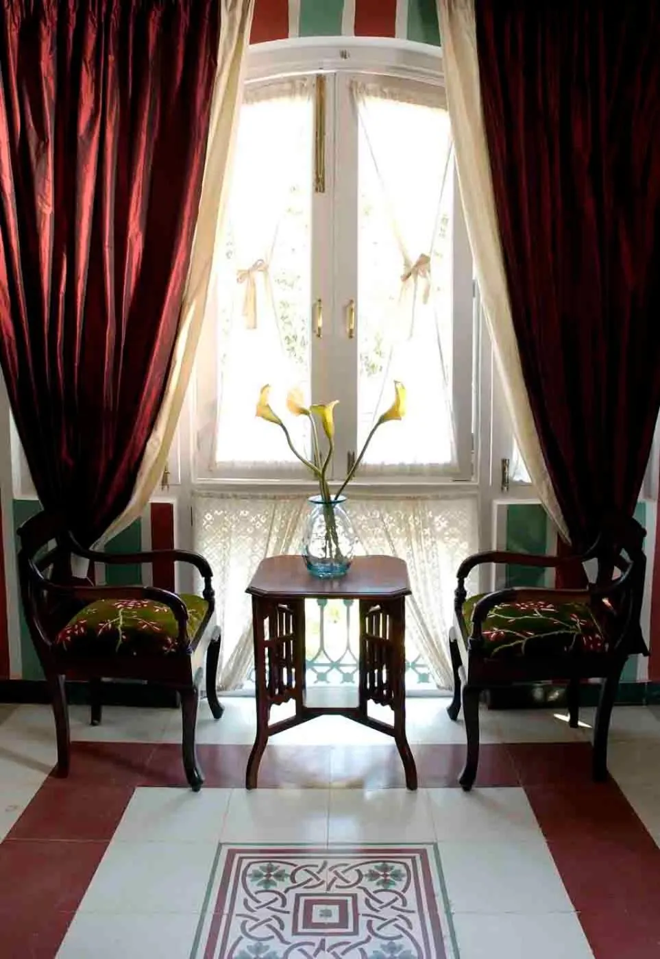 Seating area in Casa Anjuna