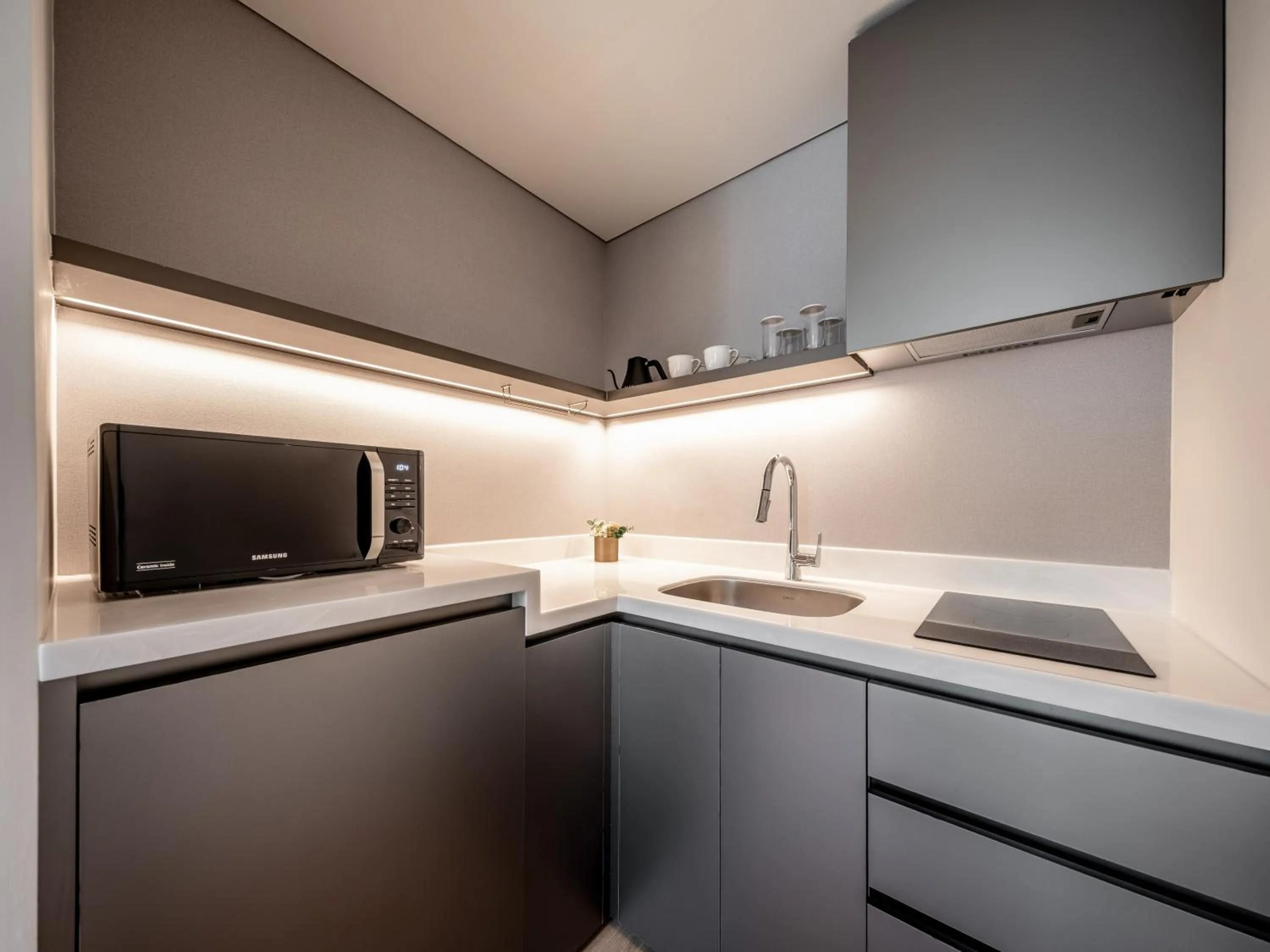Kitchen or kitchenette in Phoenix Resort Pyeongchang