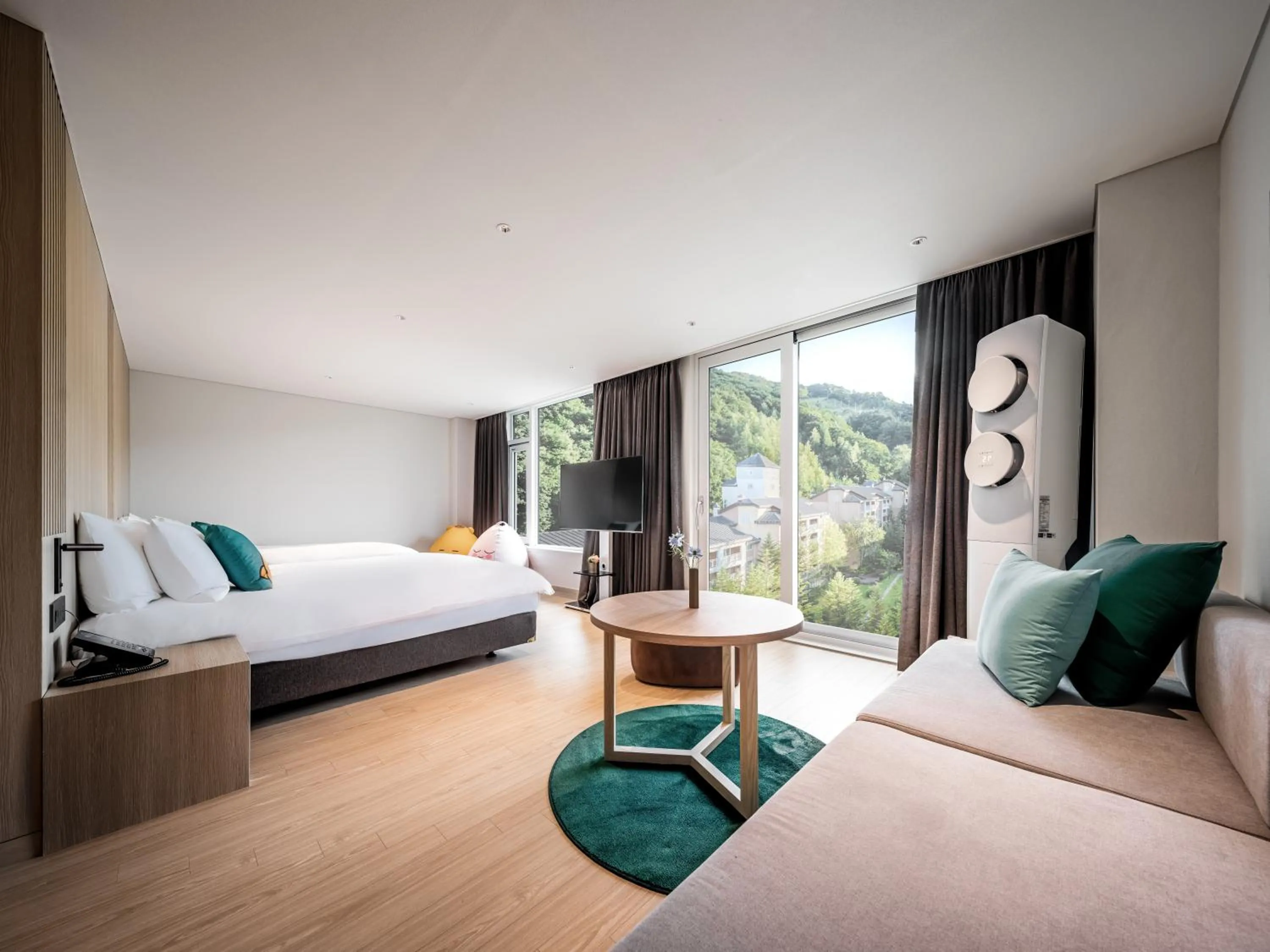 Bed in Phoenix Resort Pyeongchang