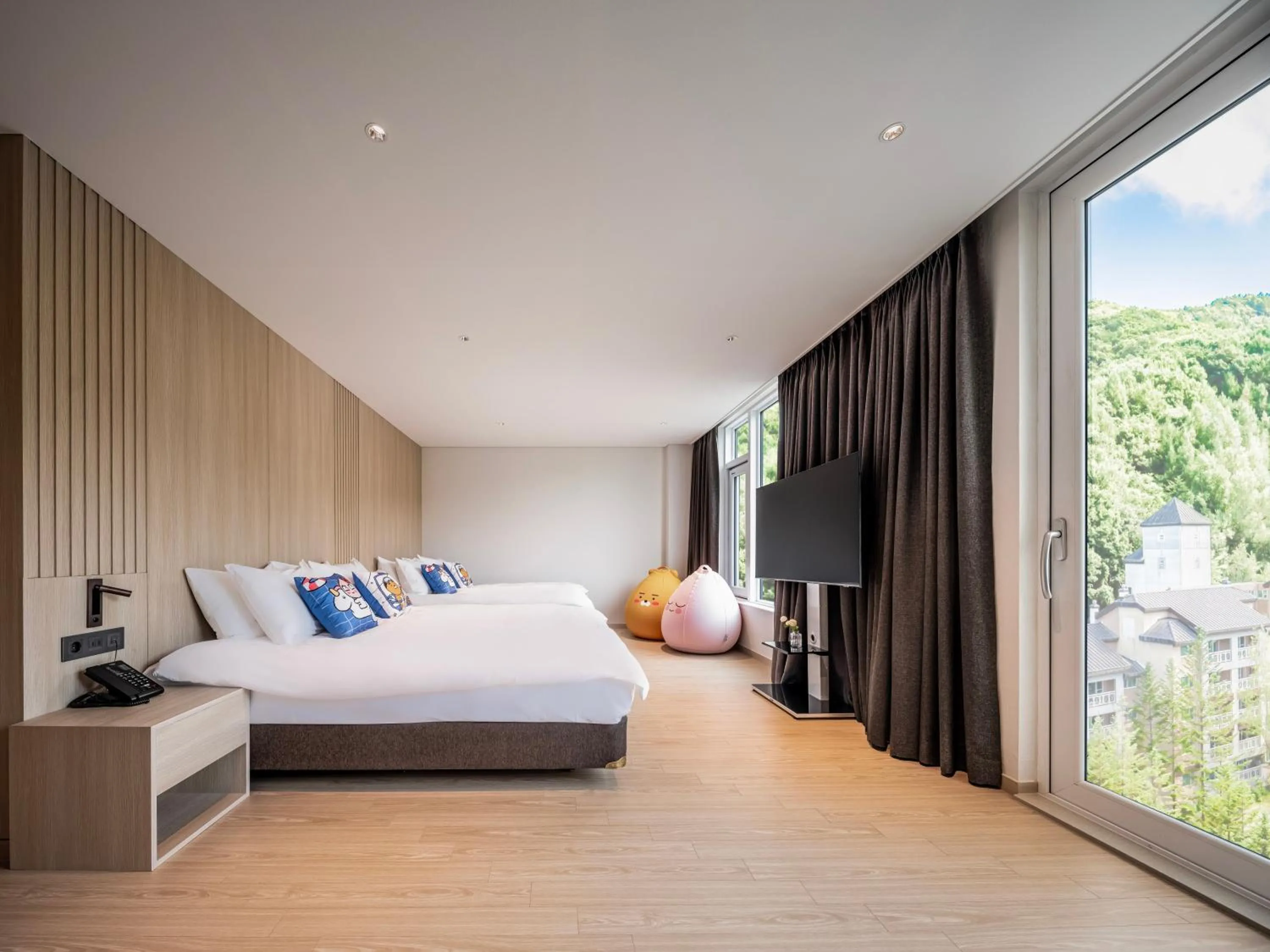 Bed in Phoenix Resort Pyeongchang