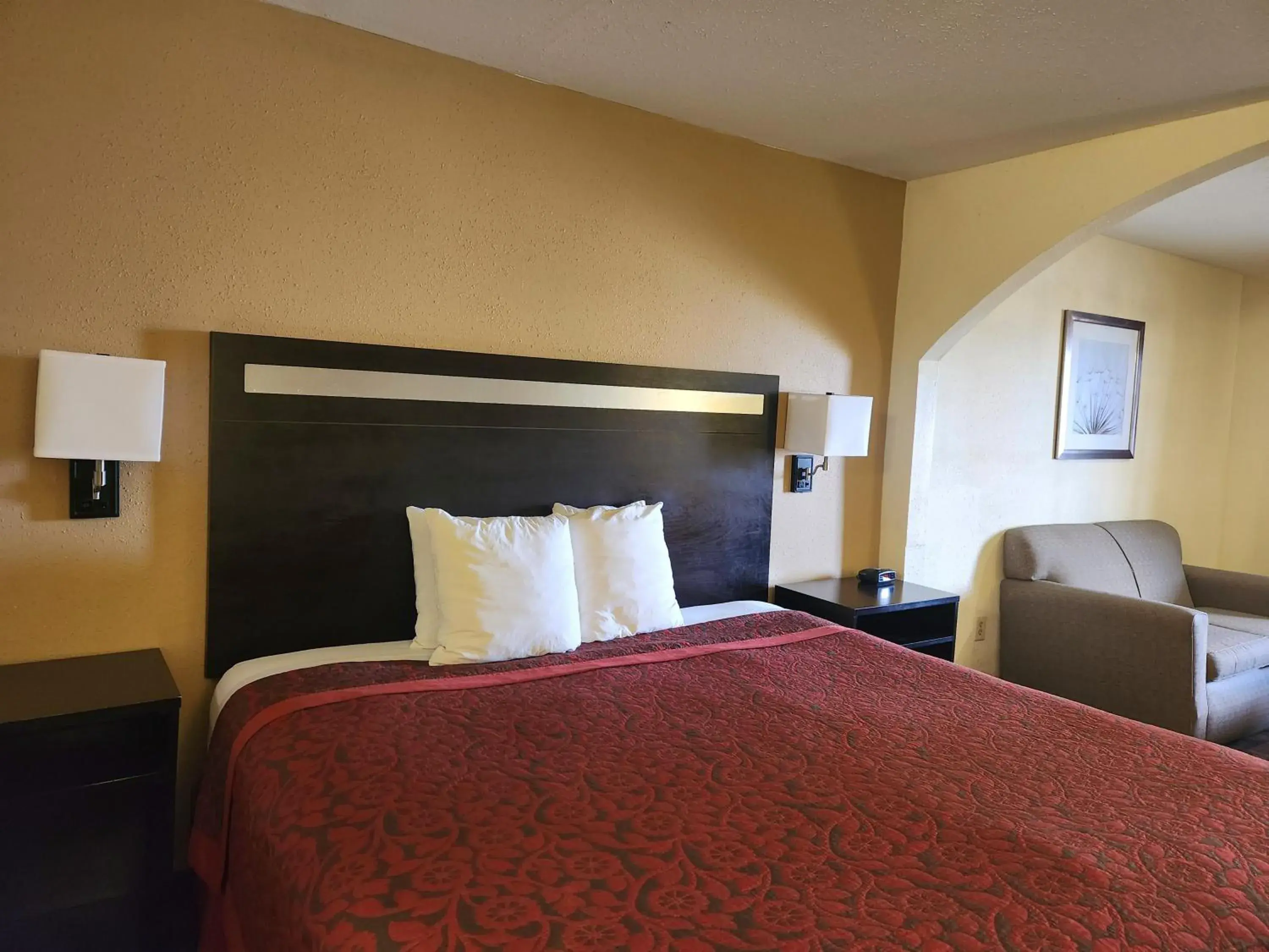 Bedroom, Bed in Days Inn by Wyndham Hammond Bedroom, Bed in Days Inn by Wyndham Hammond