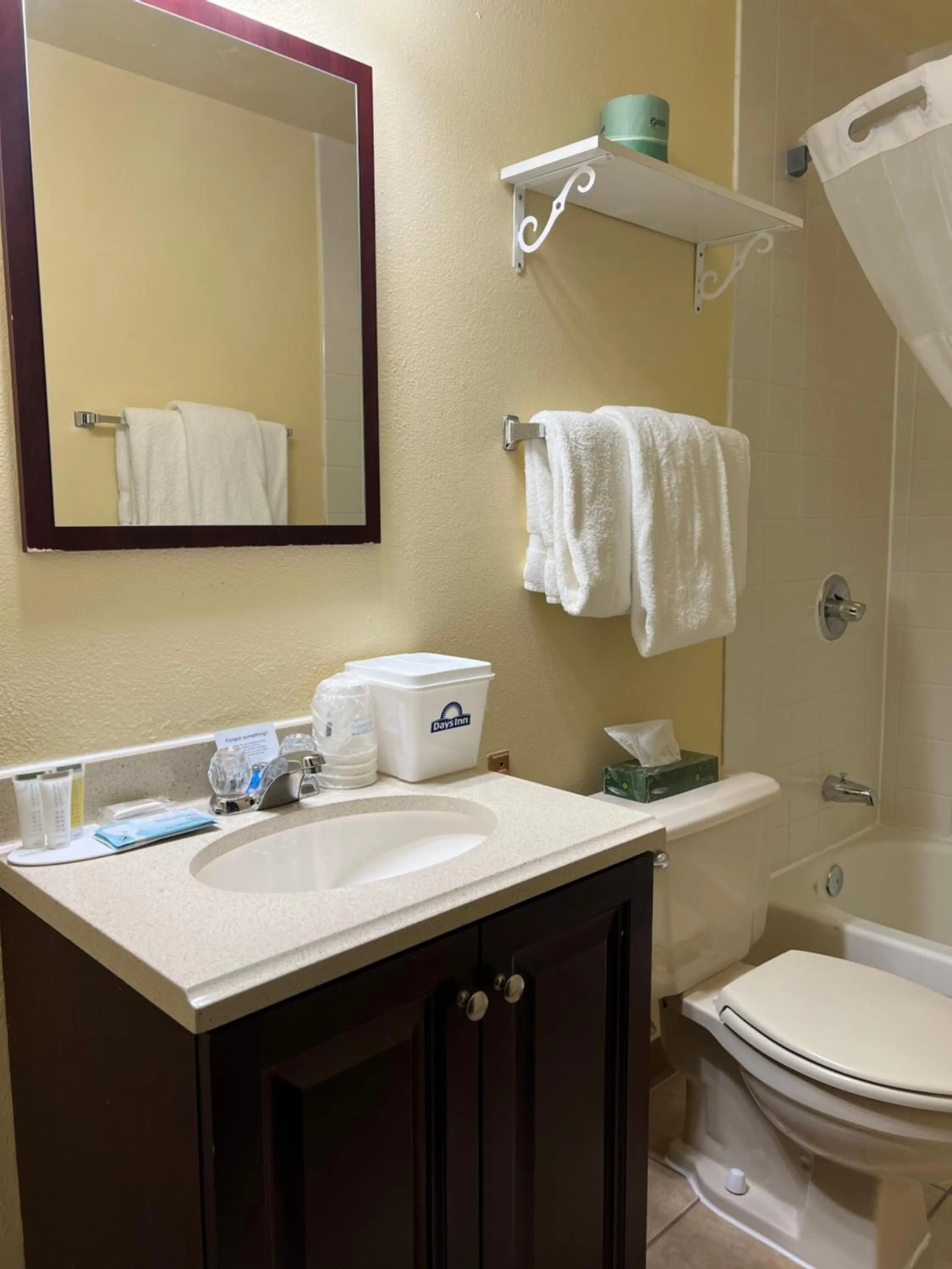 Bathroom in Days Inn by Wyndham Coeur d'Alene
