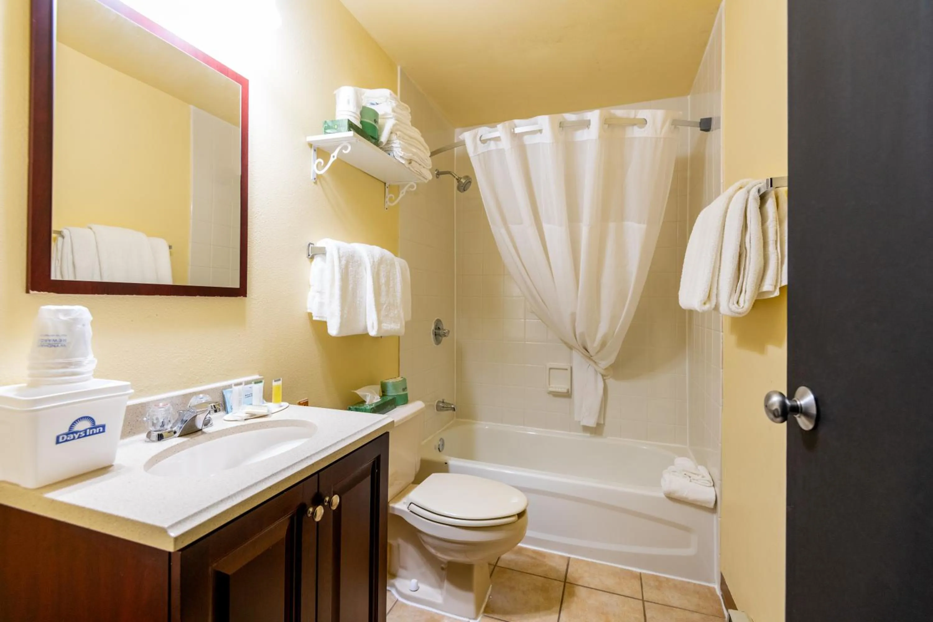 Bathroom in Days Inn by Wyndham Coeur d'Alene