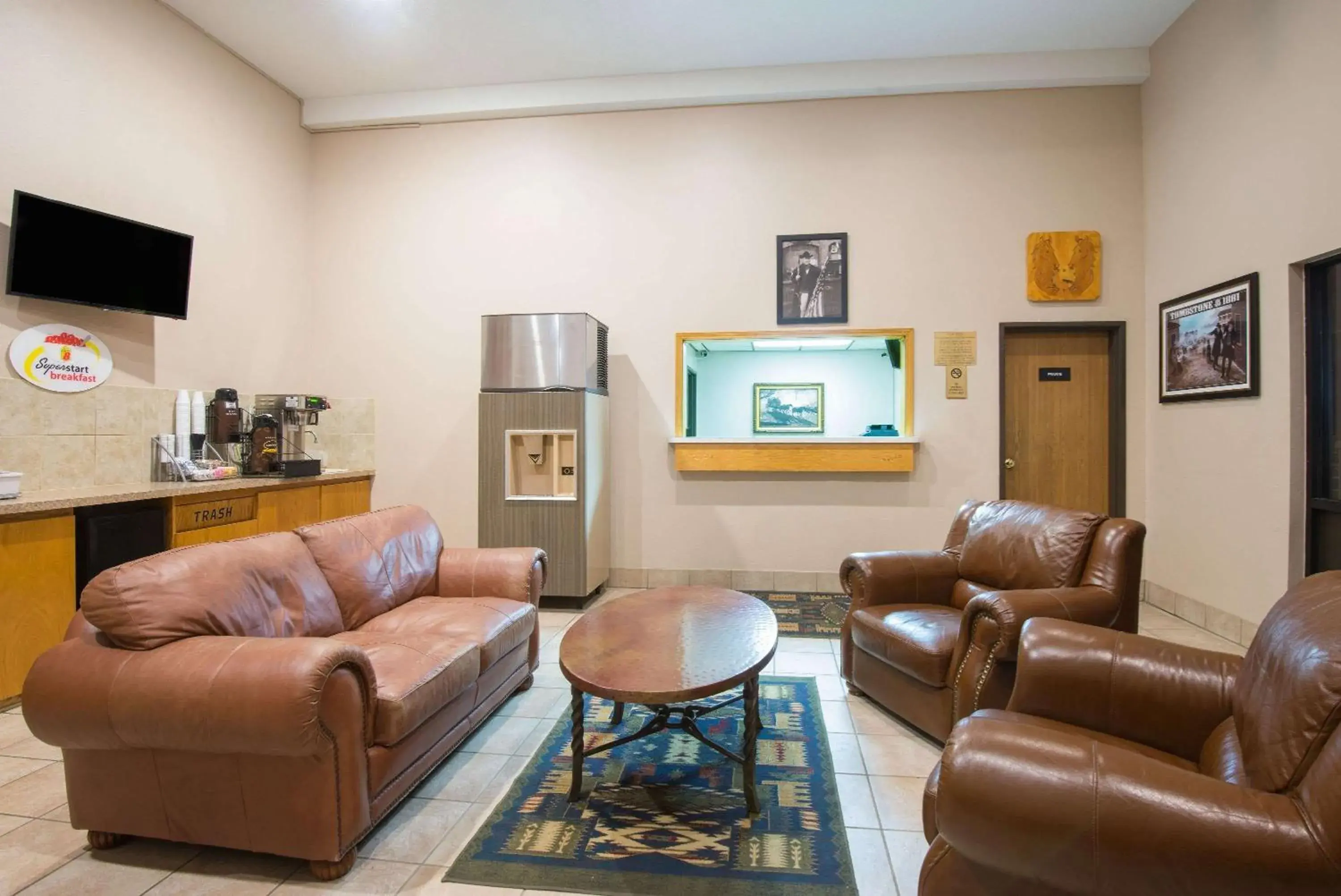 Lobby or reception in Super 8 by Wyndham Abilene KS Lobby or reception in Super 8 by Wyndham Abilene KS
