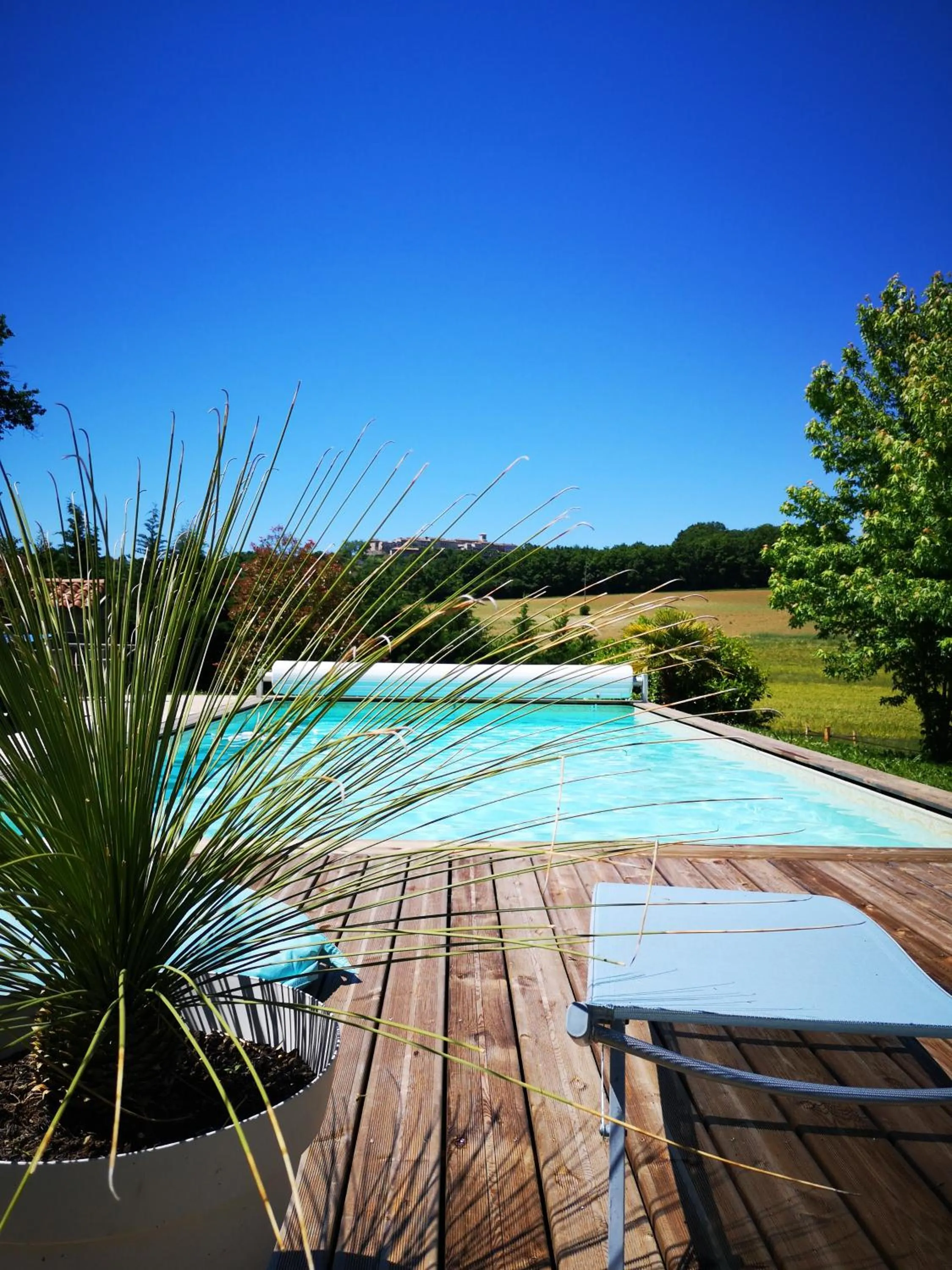 Swimming pool in Castel Mazars