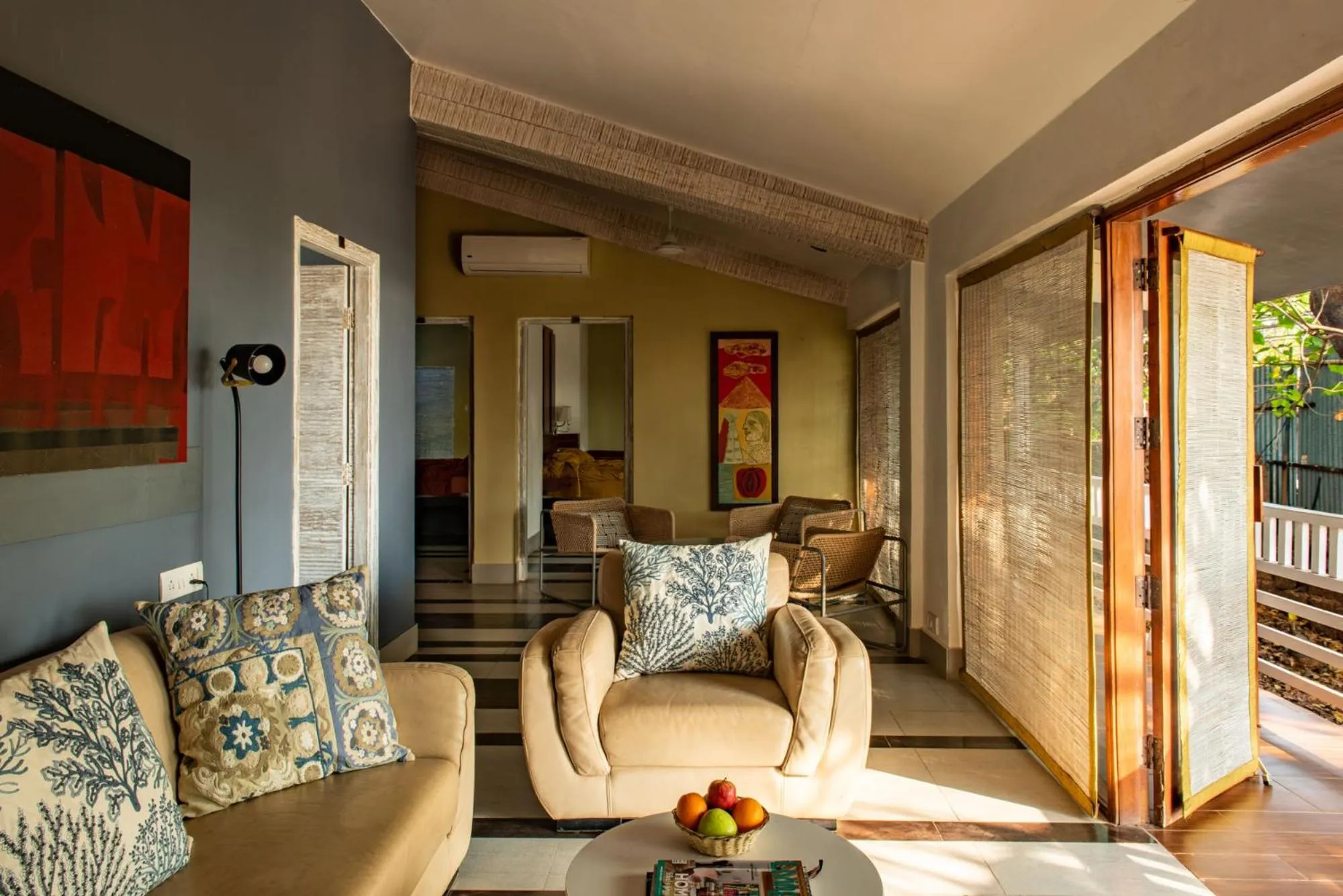 Living room in Casa Vagator