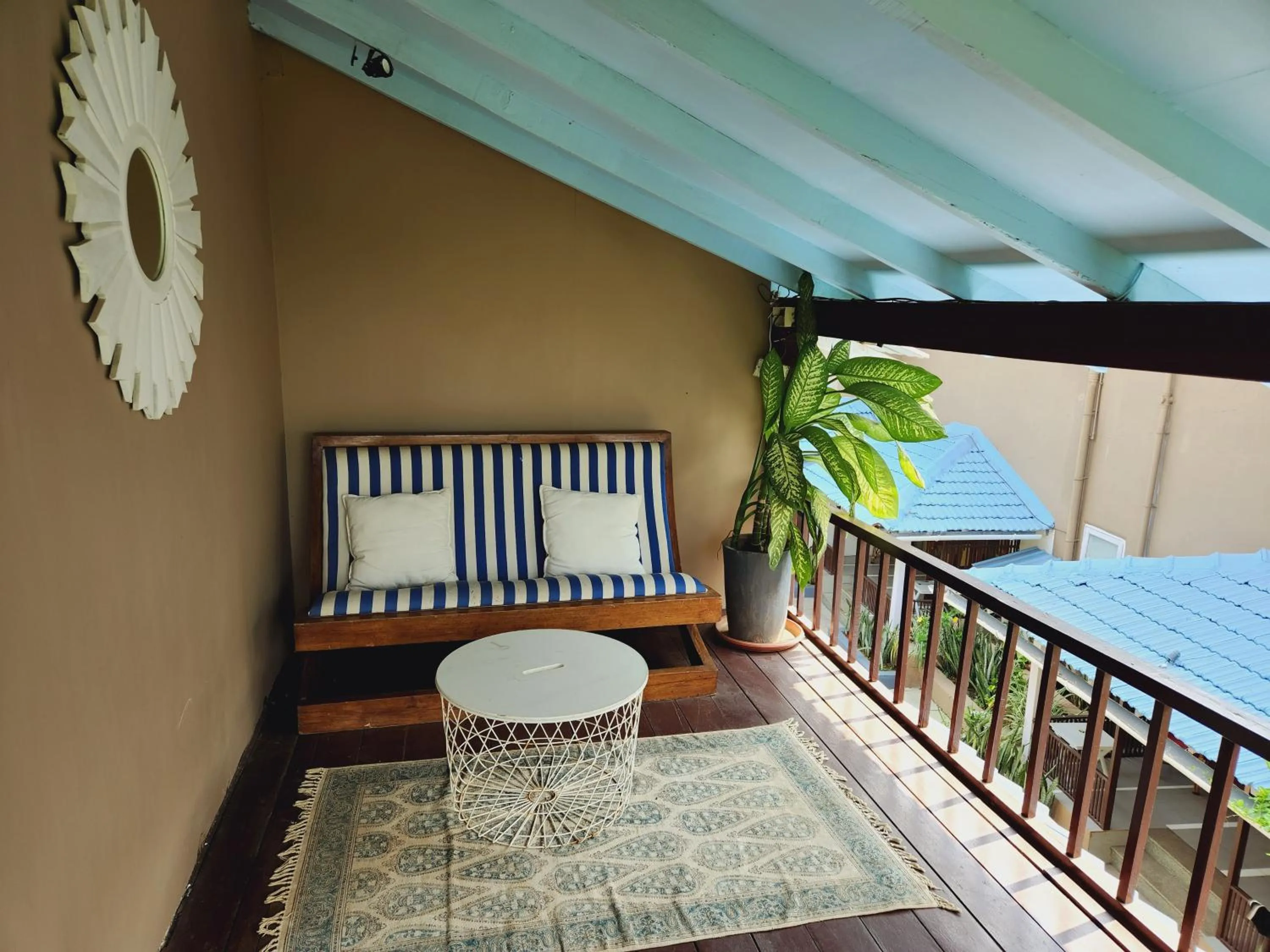 Seating area in Casa Vagator