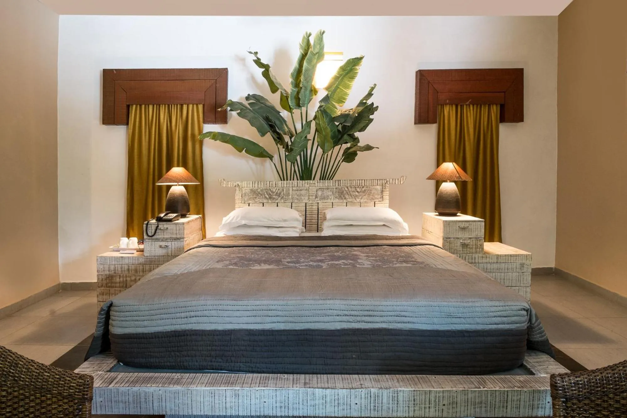 Photo of the whole room, Bed in Casa Vagator