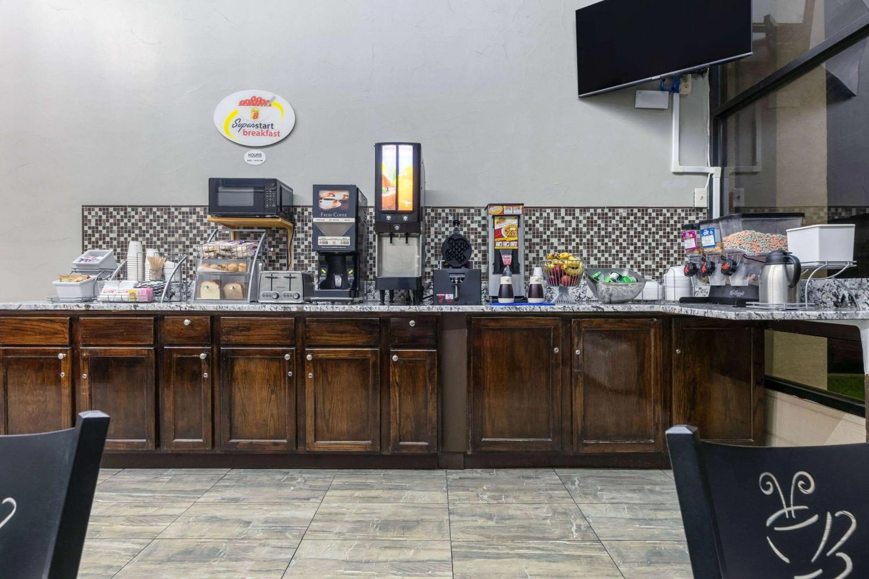 Breakfast in Super 8 by Wyndham Grand Prairie North