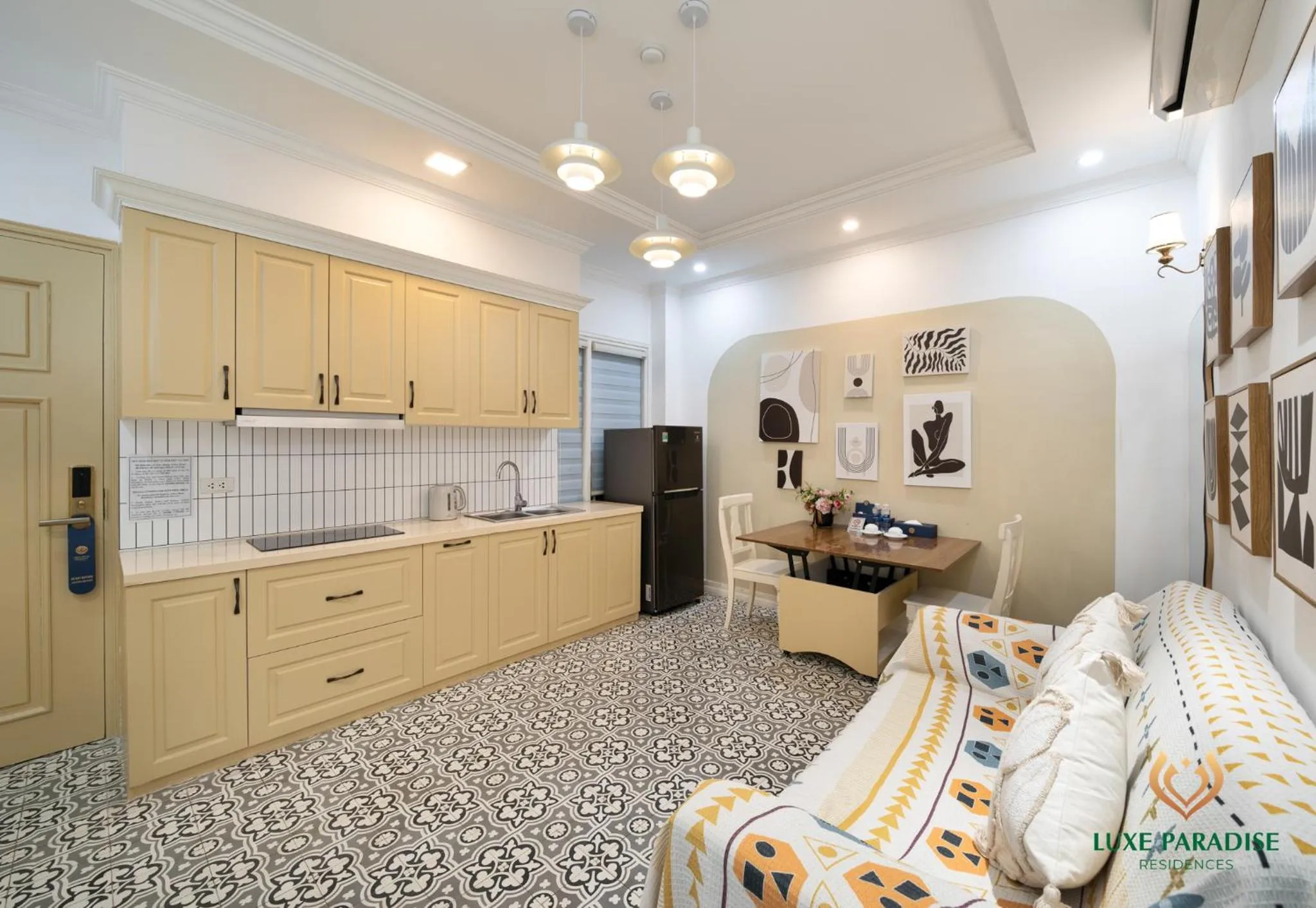 kitchen in Libra Hotel Residence by Luxe Paradise