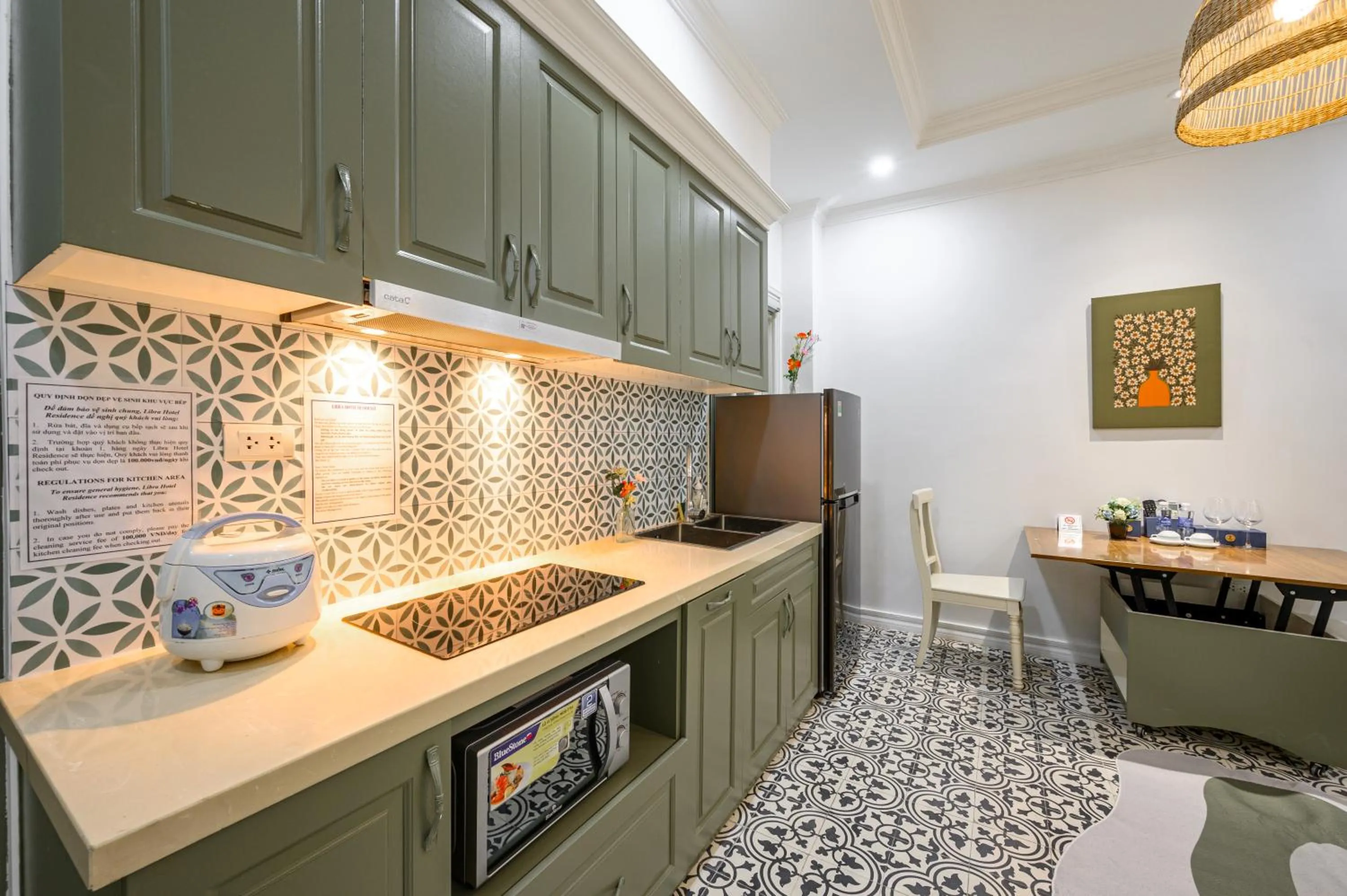 kitchen in Libra Hotel Residence by Luxe Paradise