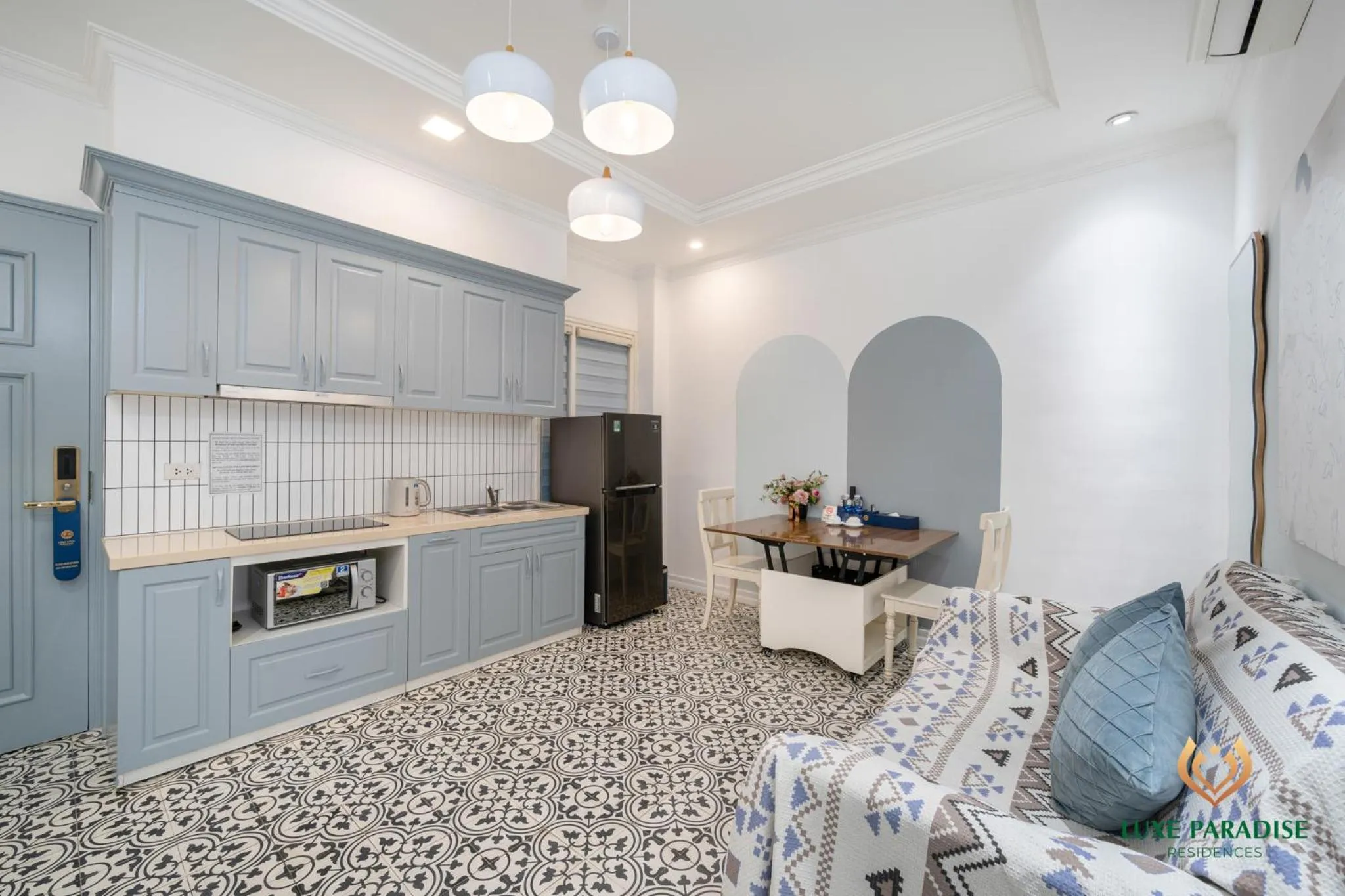 kitchen in Libra Hotel Residence by Luxe Paradise