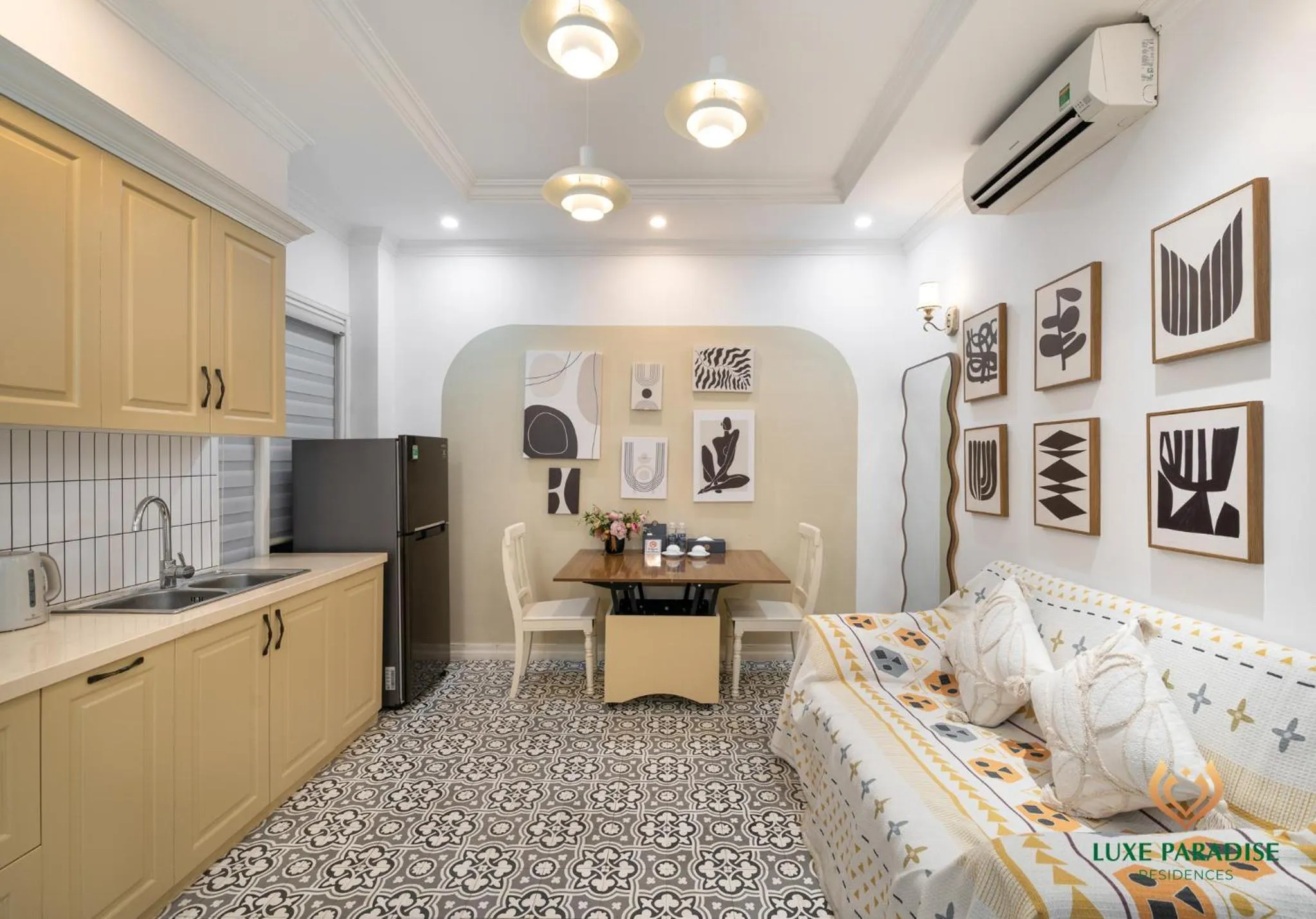 kitchen in Libra Hotel Residence by Luxe Paradise