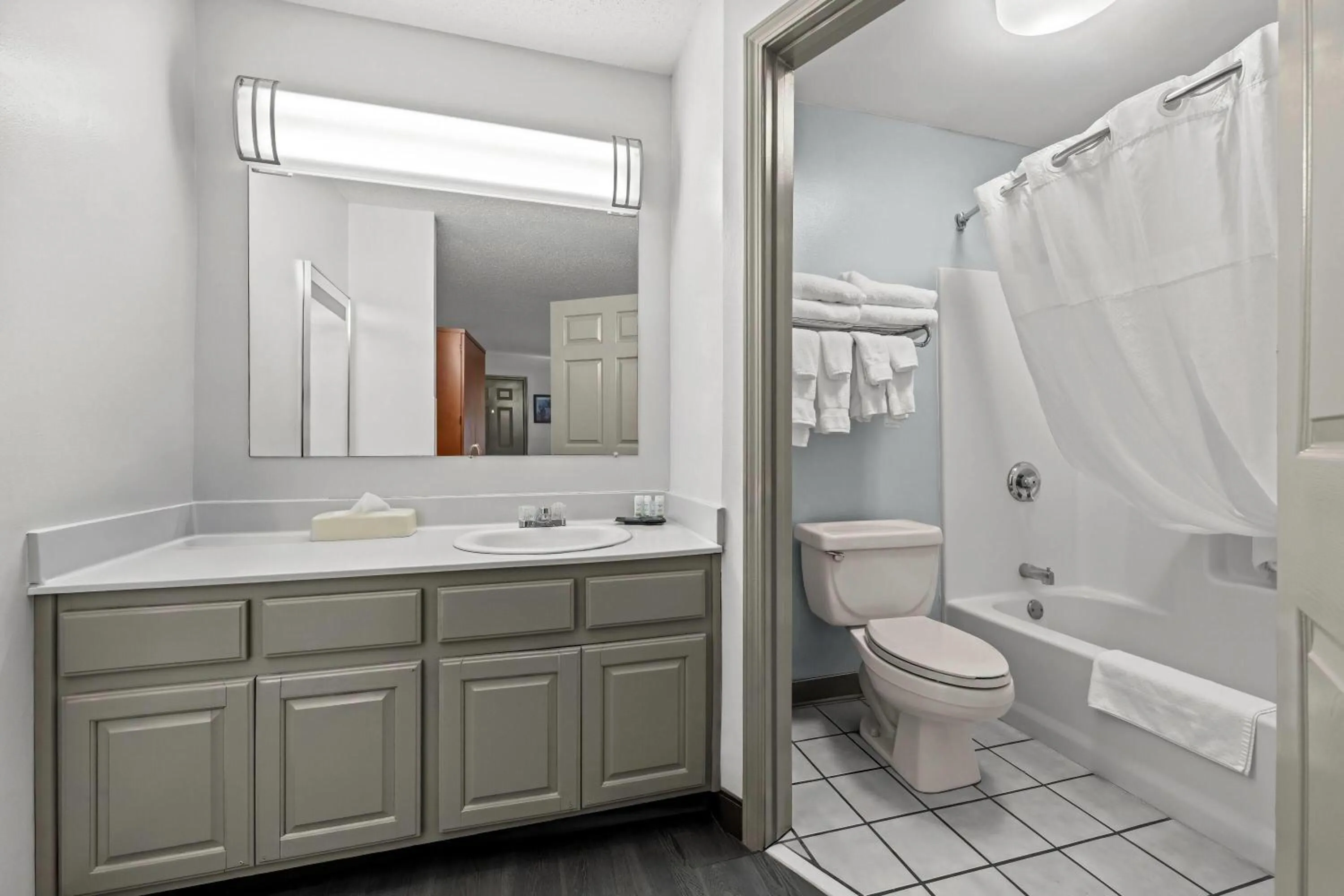 Bathroom in Baymont by Wyndham Tuscaloosa