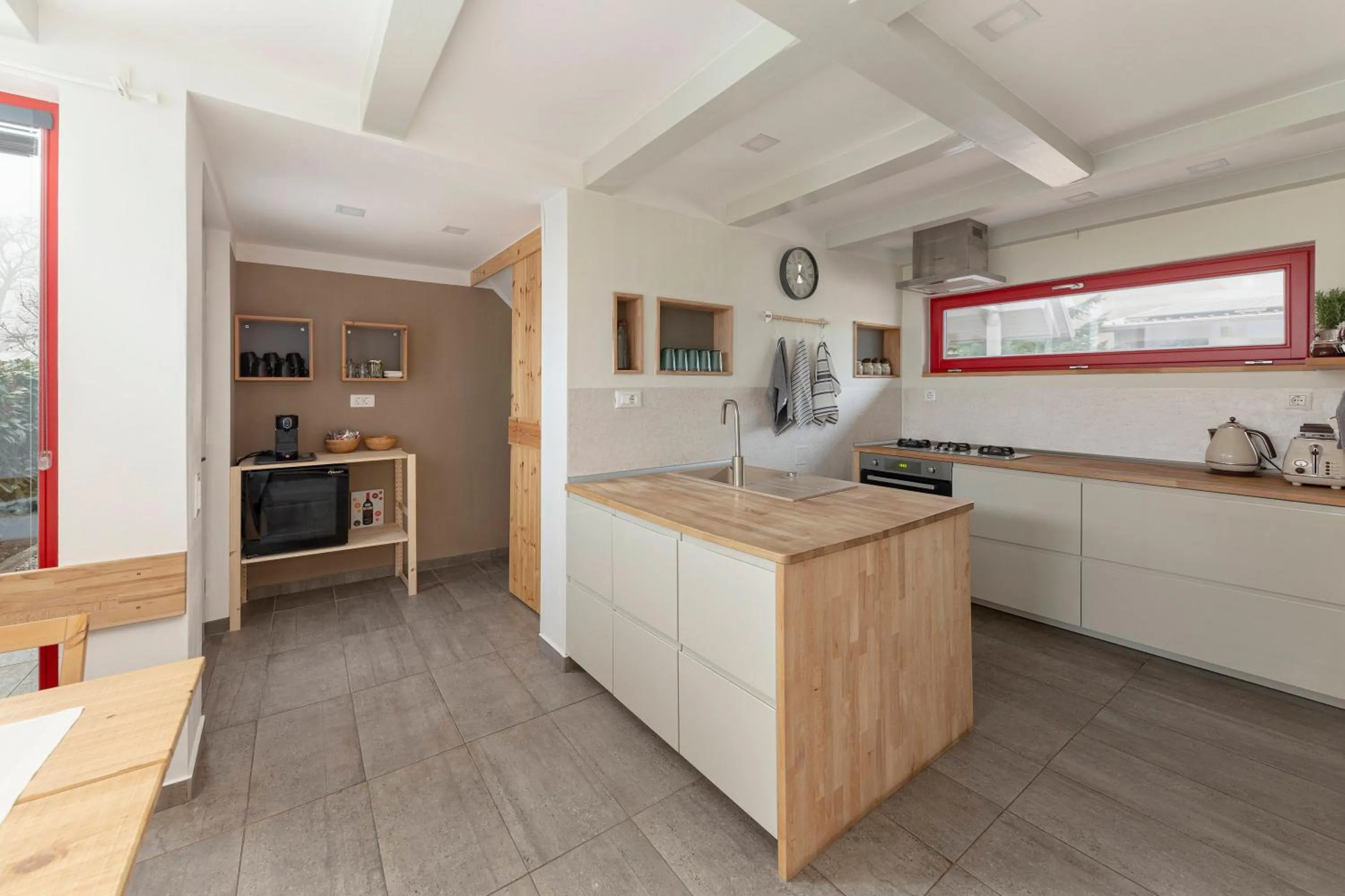 kitchen in Garden living