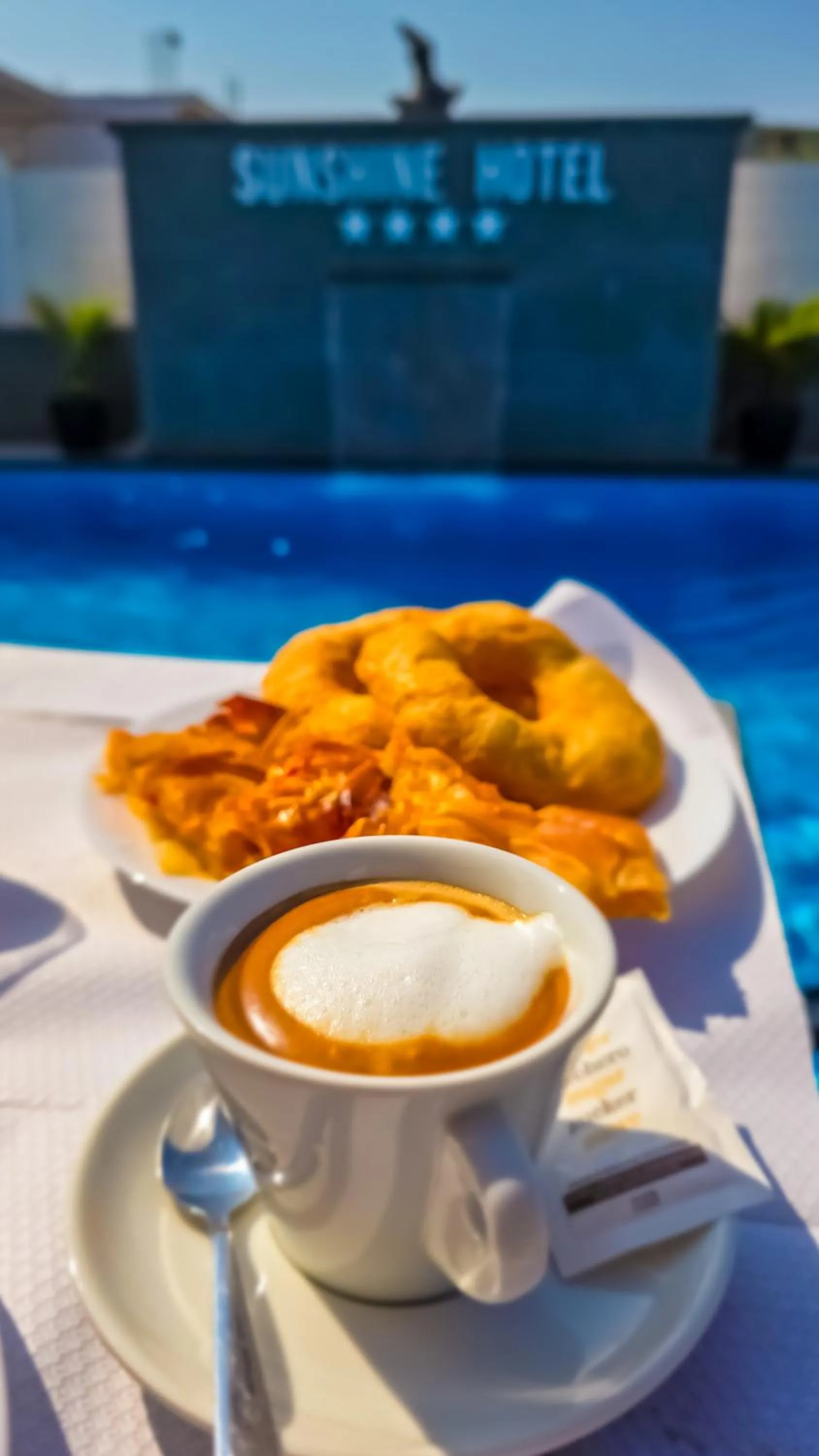 Pool view in Sunshine Hotel