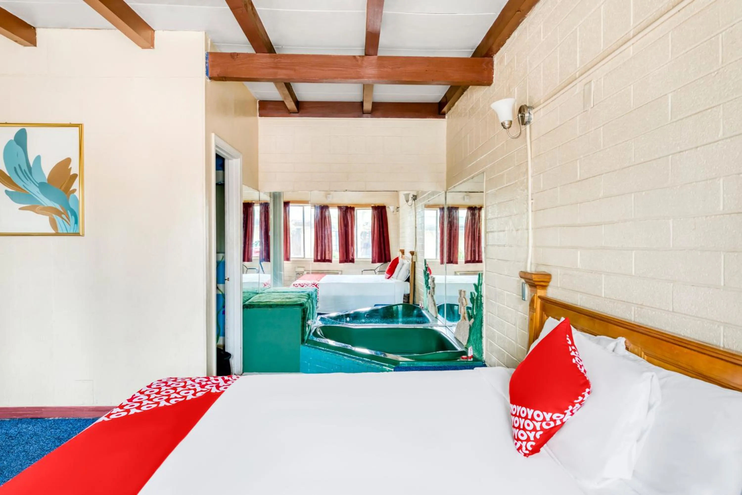 Bedroom, Bed in OYO Oasis Motel Las Vegas I-15