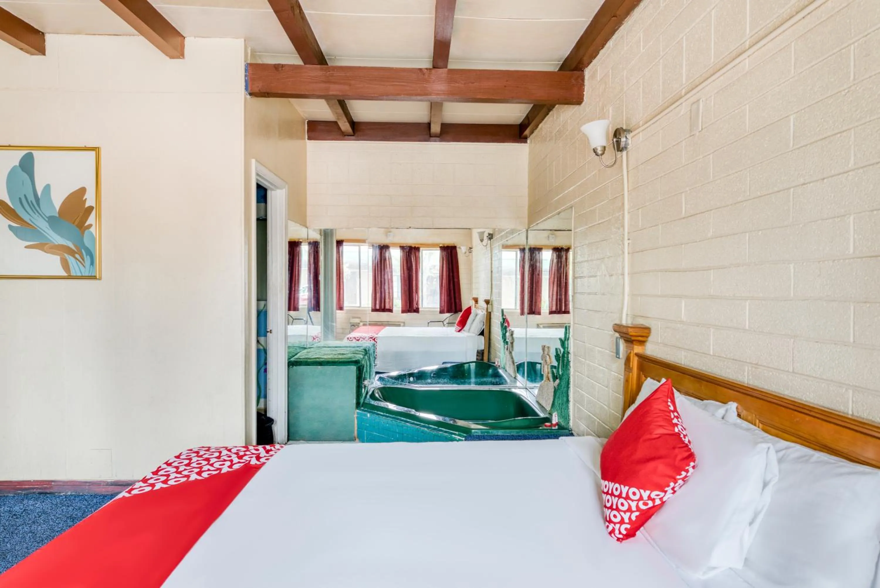 Bedroom, Bed in OYO Oasis Motel Las Vegas I-15