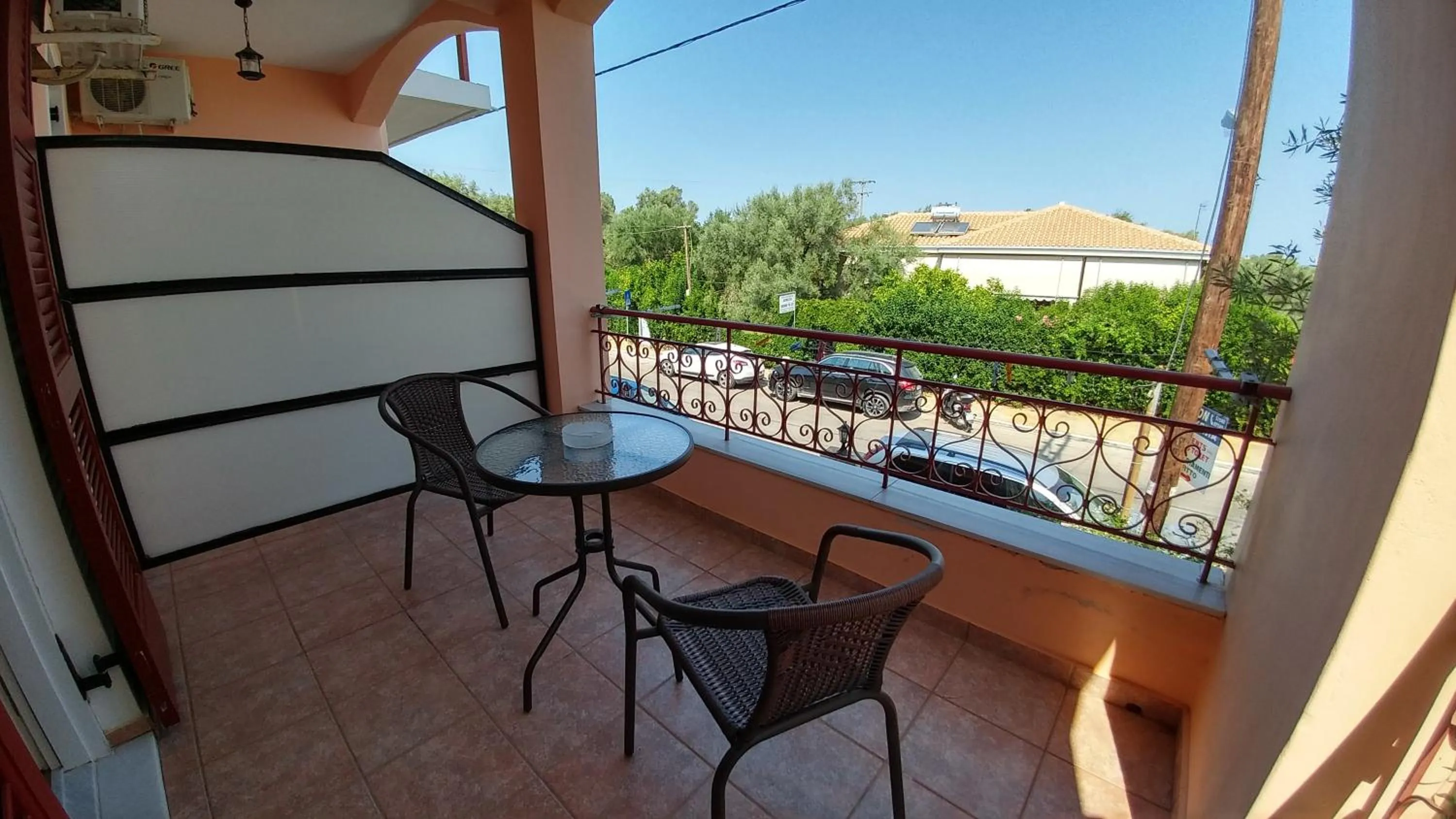 Balcony/Terrace in Araxovoli Studios - Aραξοβόλι Lefkada