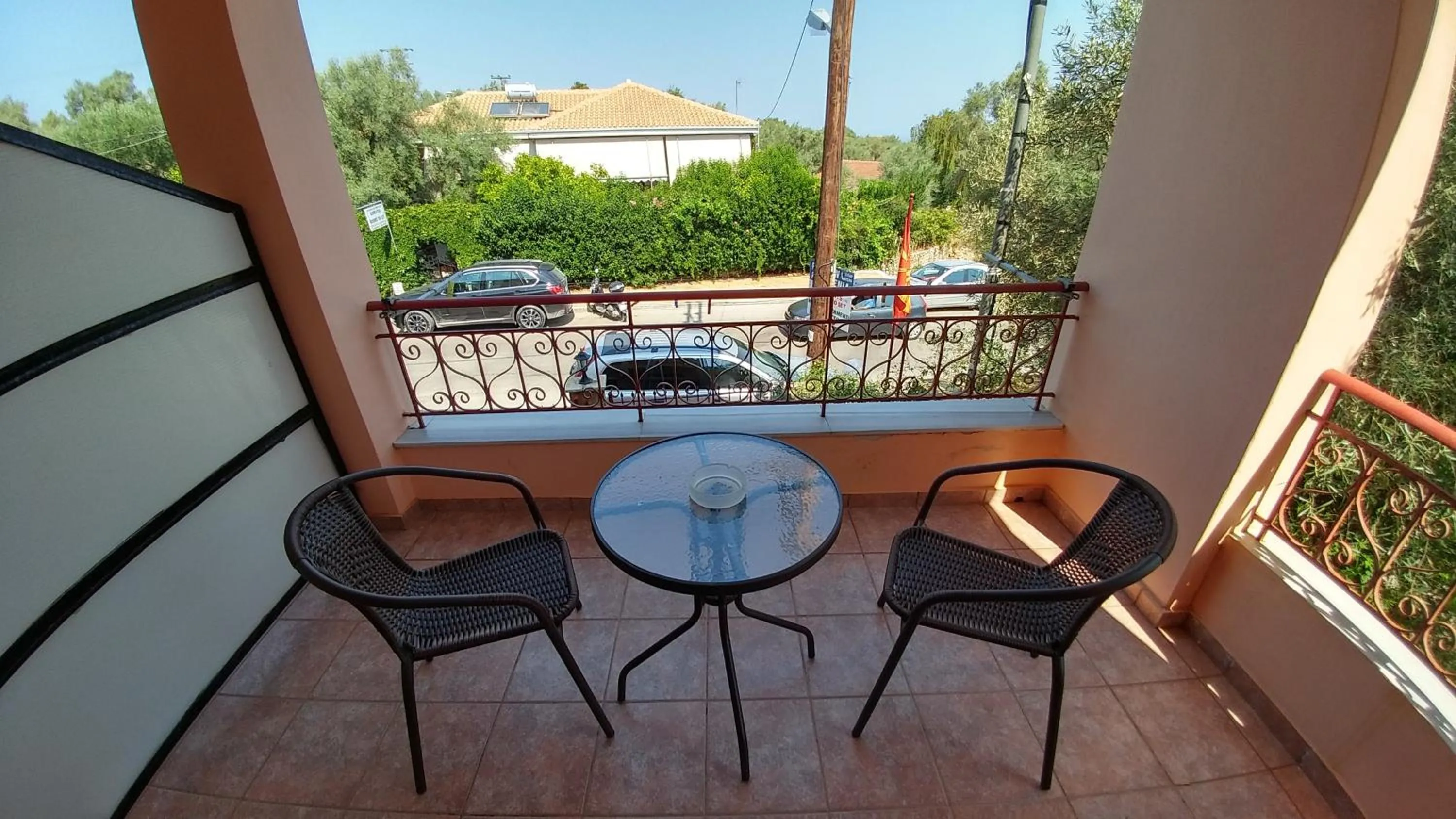 Balcony/Terrace in Araxovoli Studios - Aραξοβόλι Lefkada