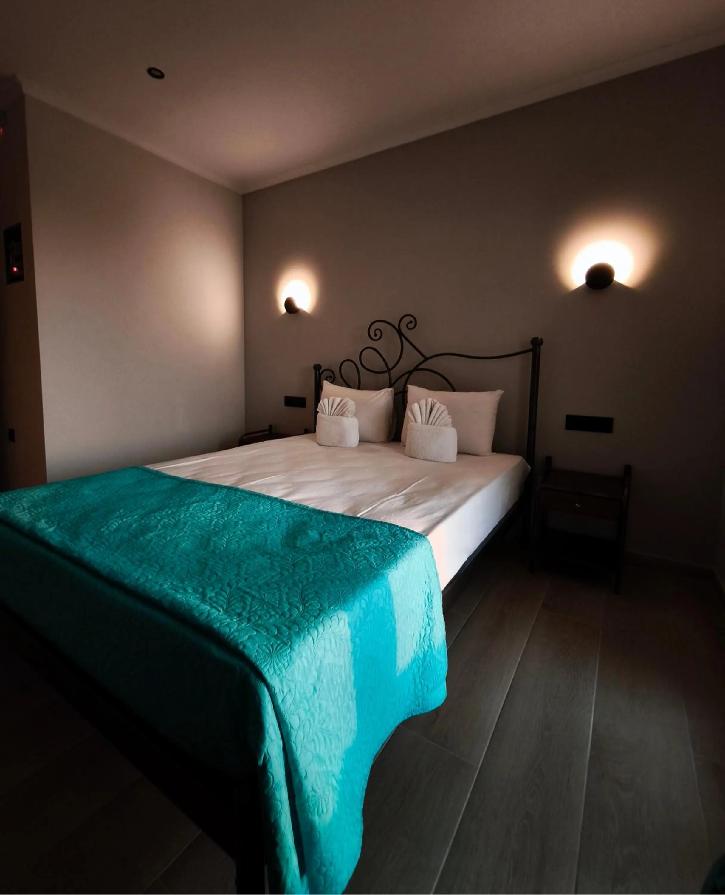 Bedroom, Bed in Araxovoli Studios - Aραξοβόλι Lefkada