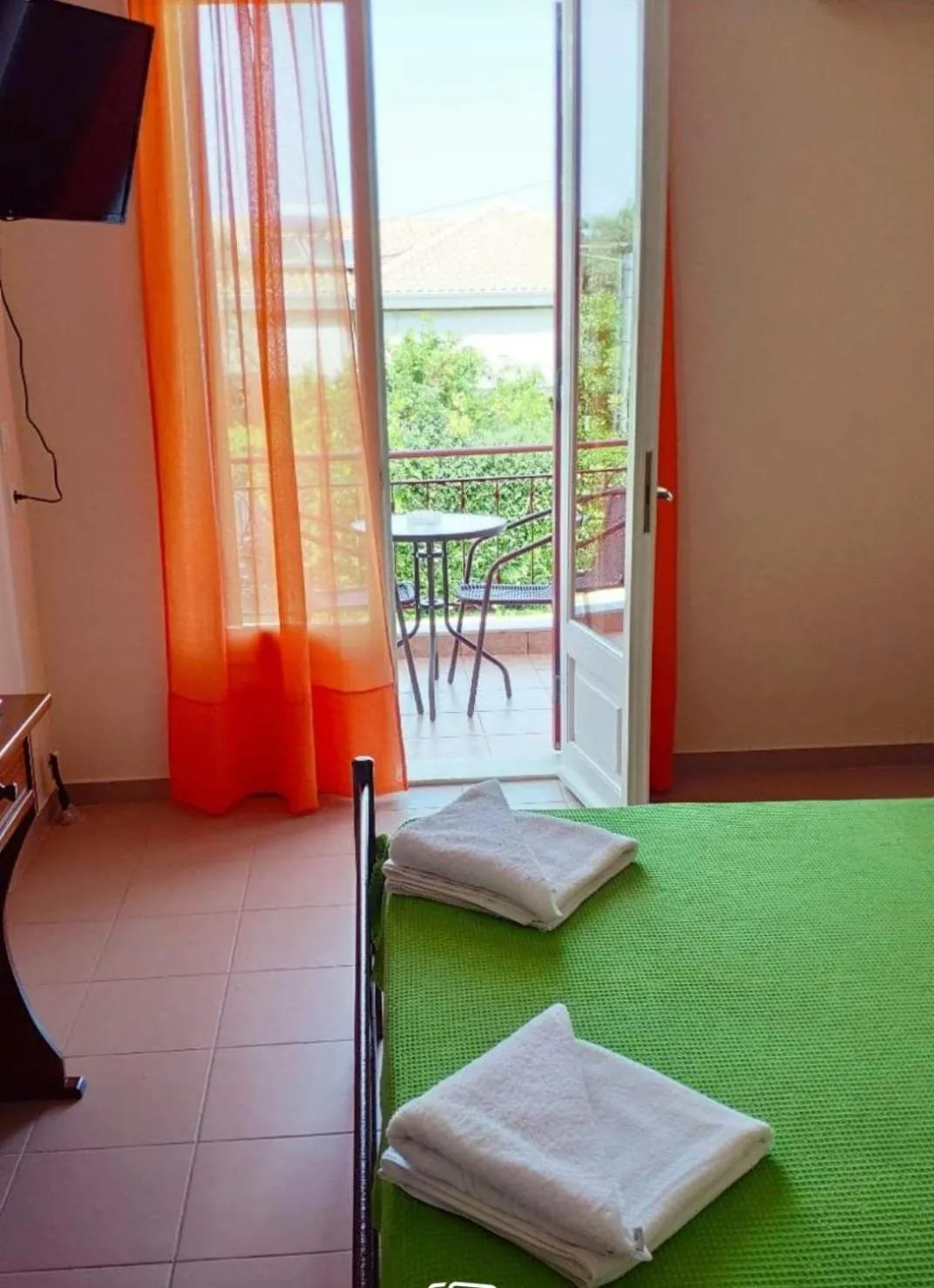 Bedroom, Bed in Araxovoli Studios - Aραξοβόλι Lefkada