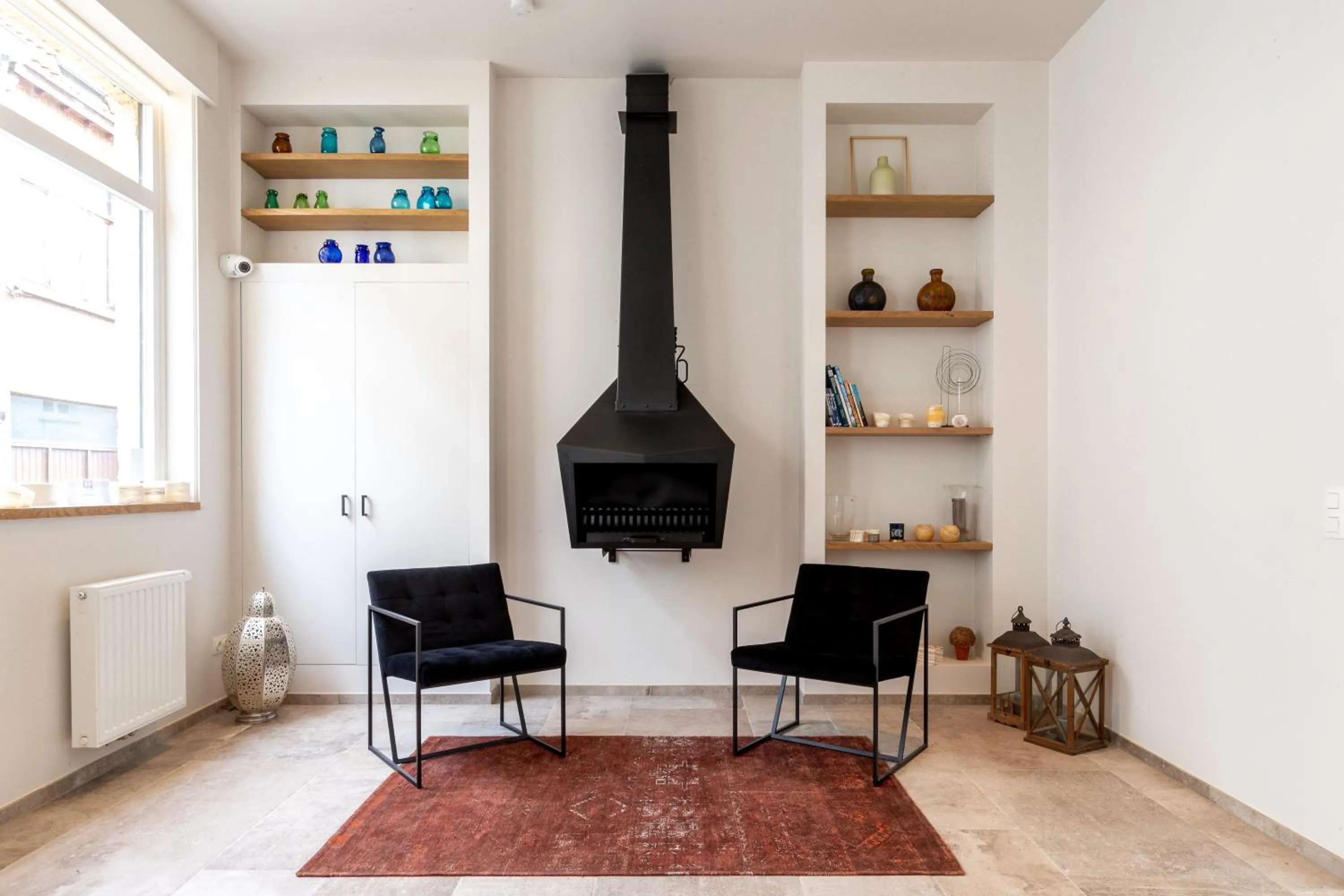 Seating area in La Clé Brugge