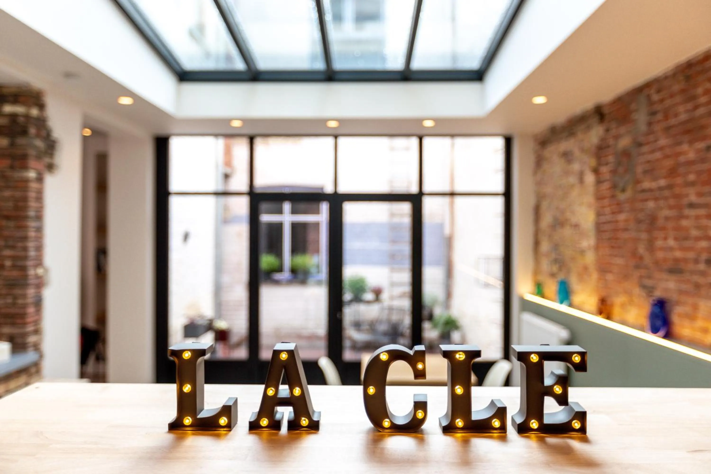 Communal kitchen in La Clé Brugge