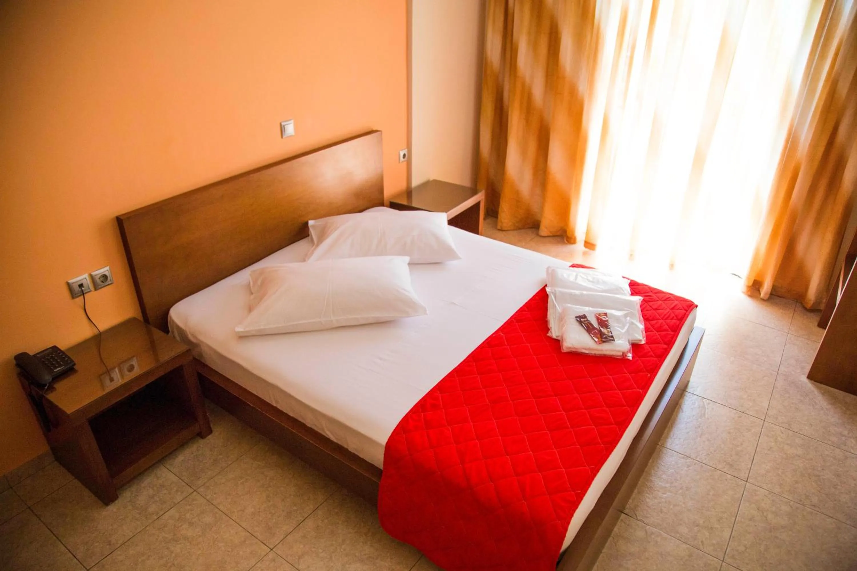 Bed in Hotel Giorgio
