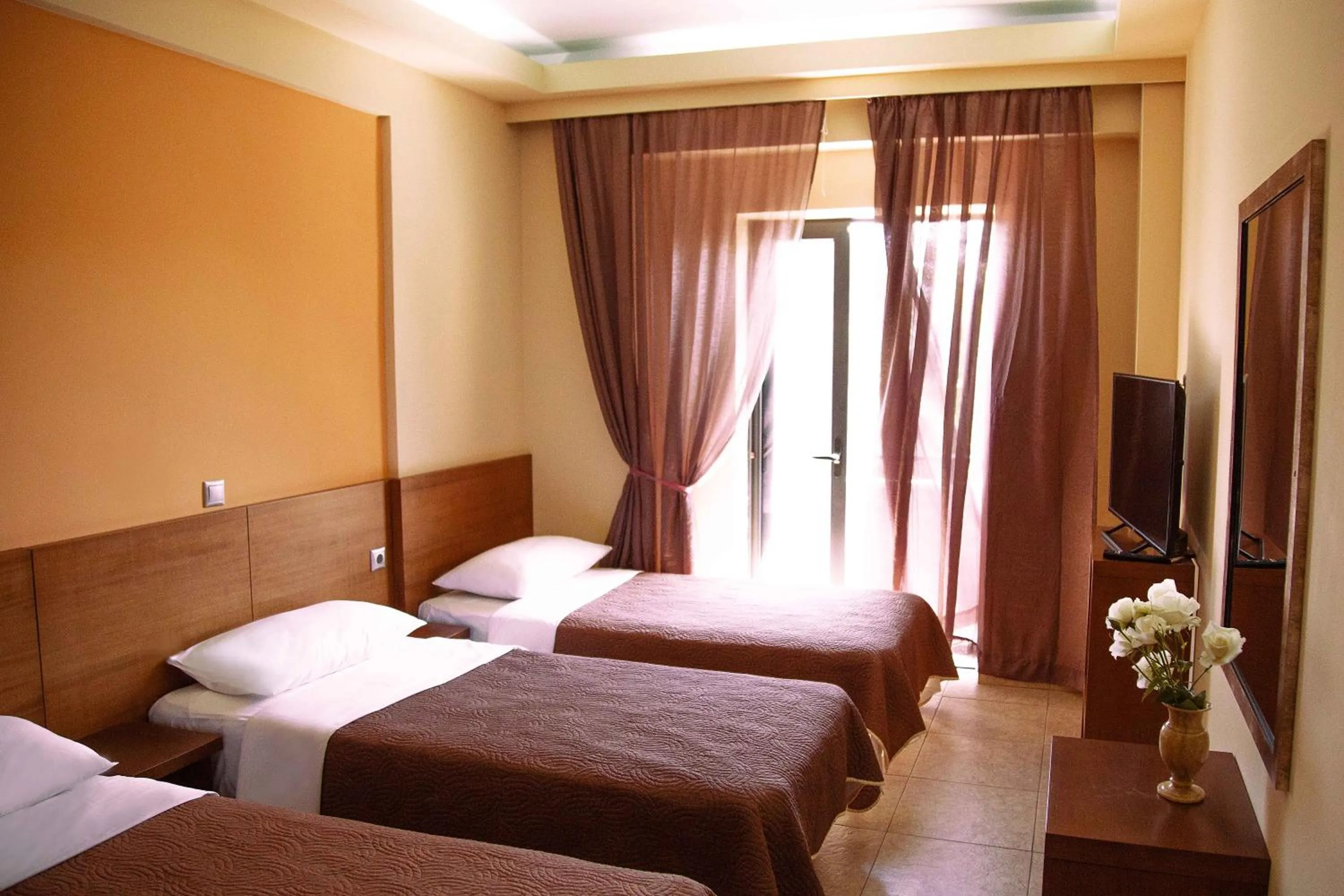 Bed in Hotel Giorgio