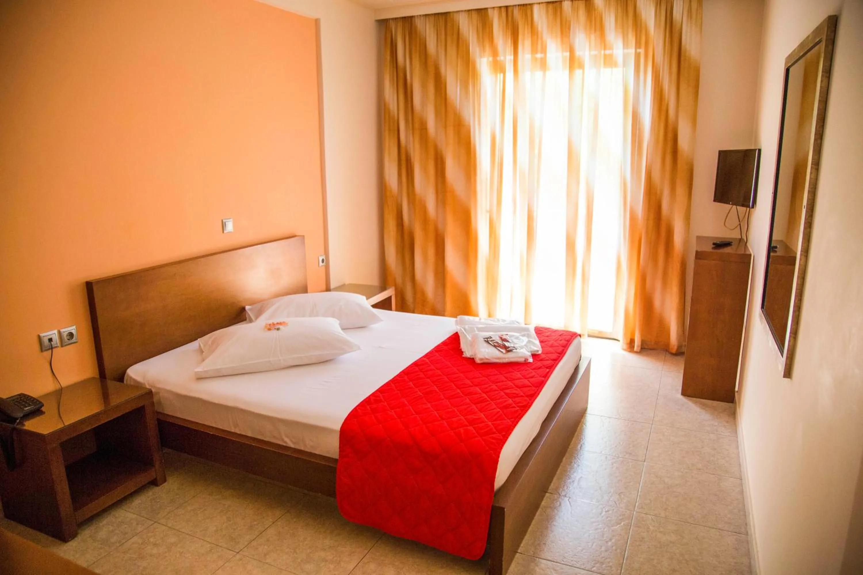 Bed in Hotel Giorgio