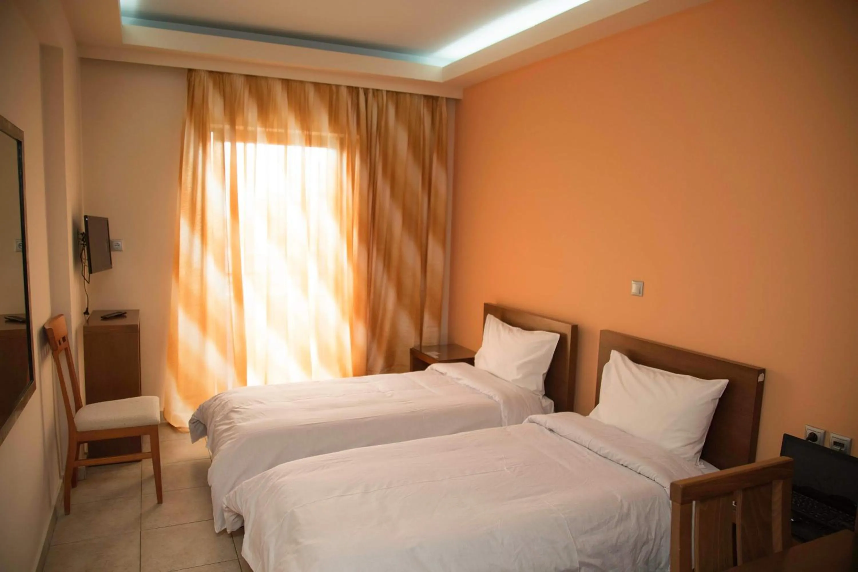 Bed in Hotel Giorgio