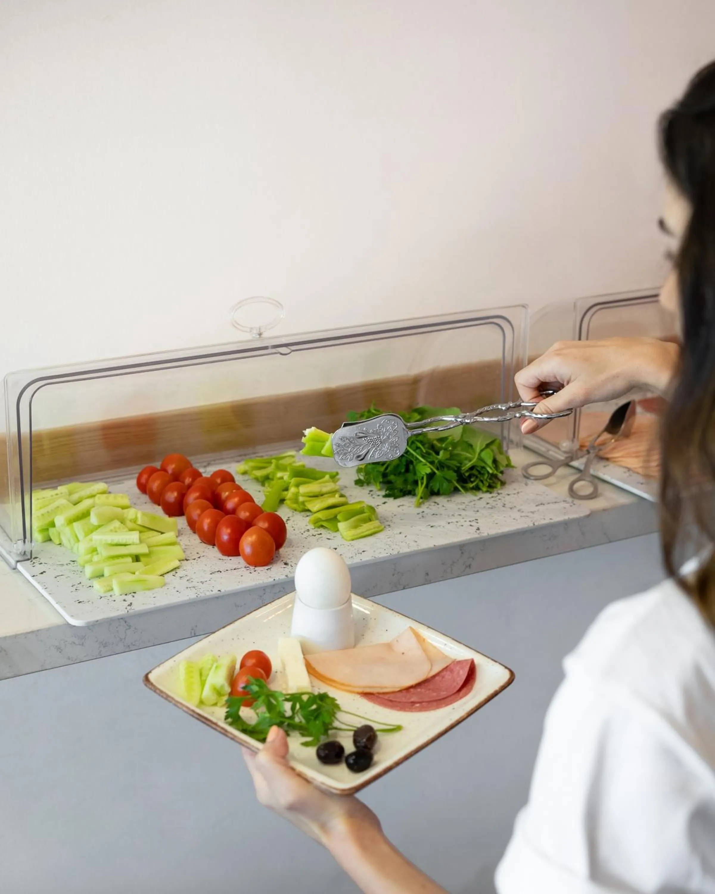 Buffet breakfast in LAFARINE HOTEL