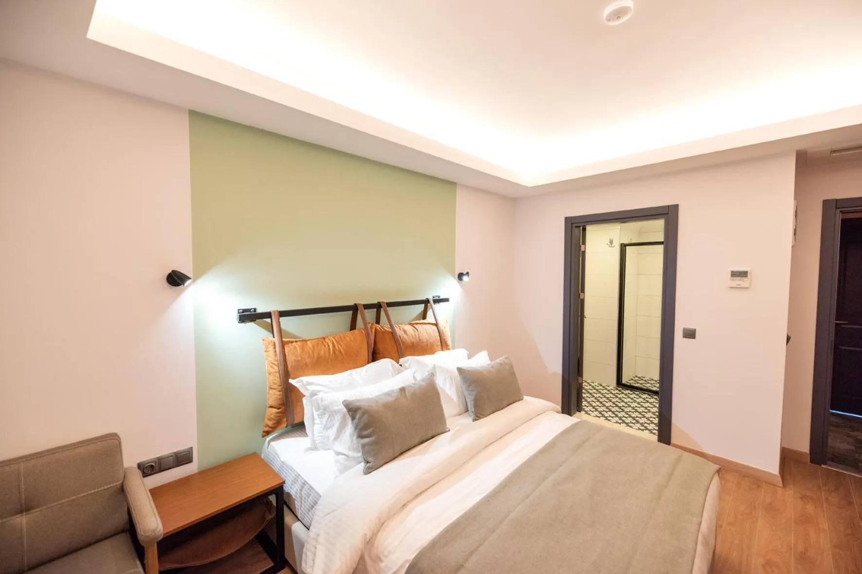 Bed in La Farine Rooms