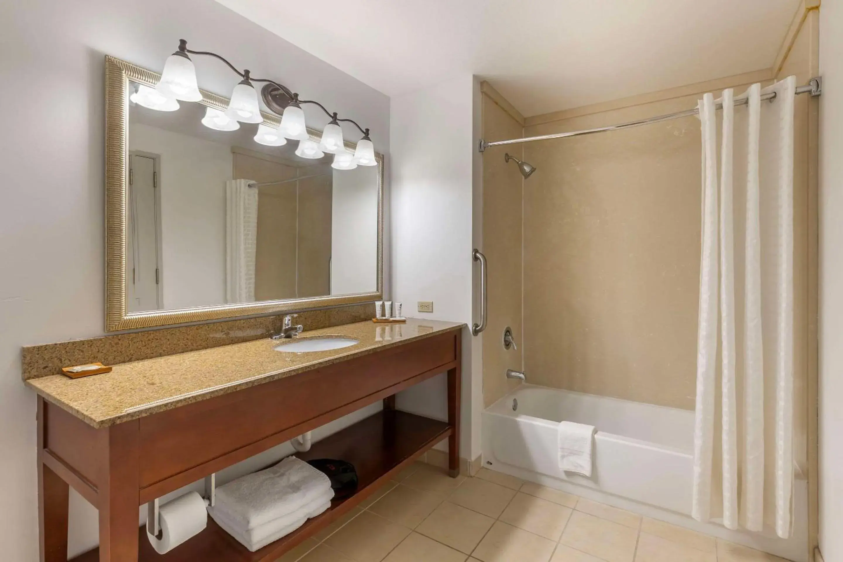 Bathroom in Country Inn & Suites by Radisson, St Peters, MO Bathroom in Country Inn & Suites by Radisson, St Peters, MO