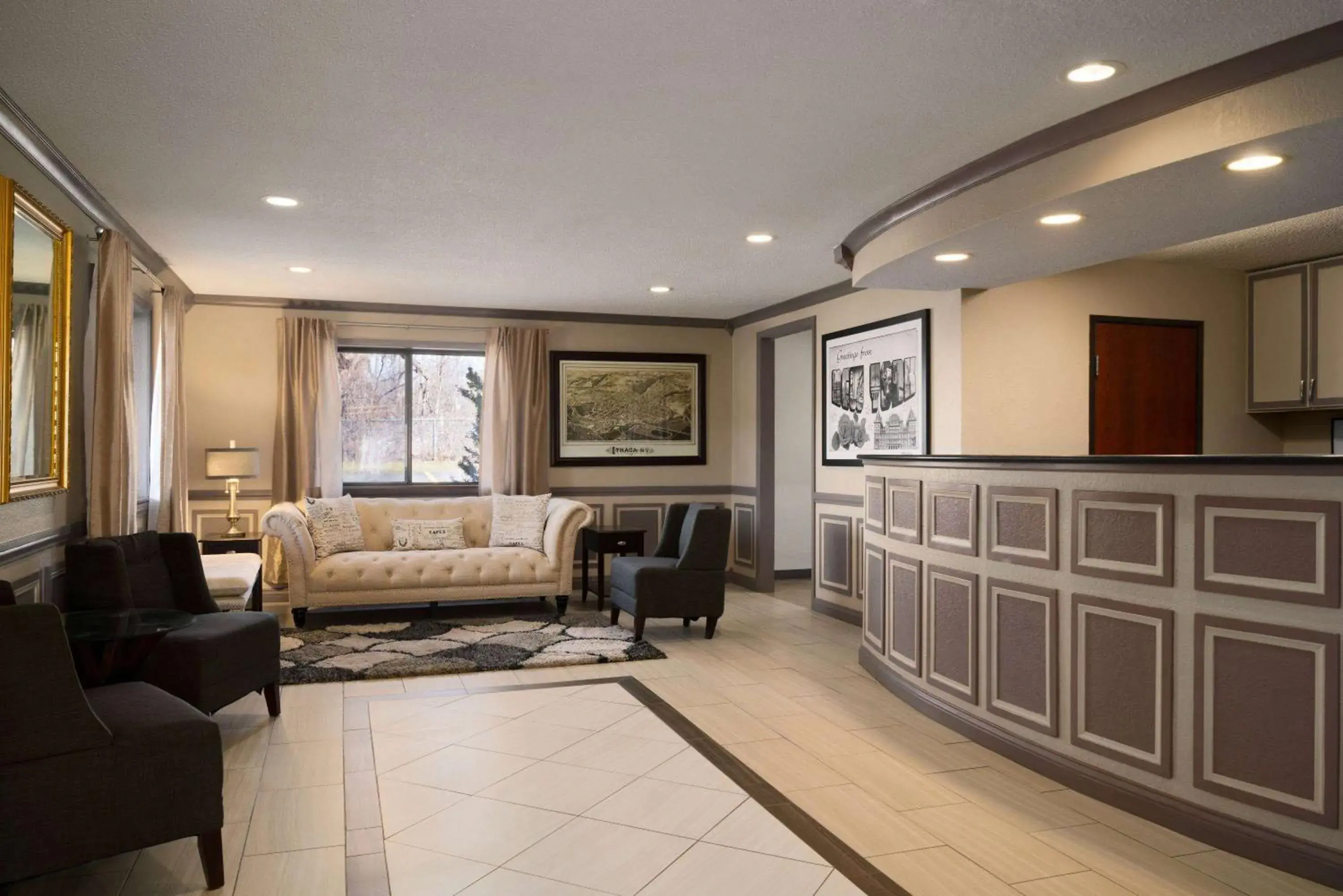 Lobby or reception in Super 8 by Wyndham Ithaca Lobby or reception in Super 8 by Wyndham Ithaca