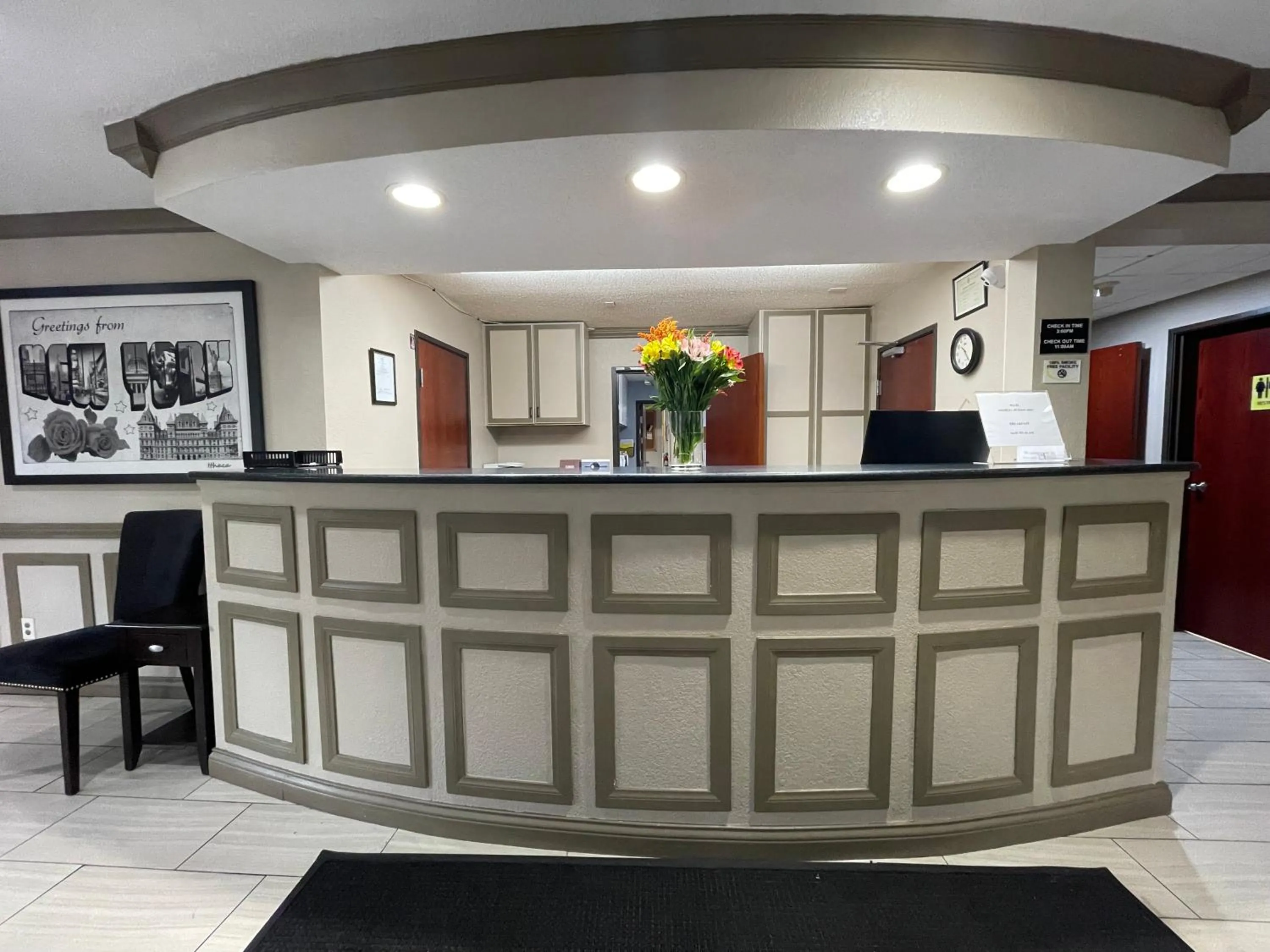 Lobby or reception in Super 8 by Wyndham Ithaca