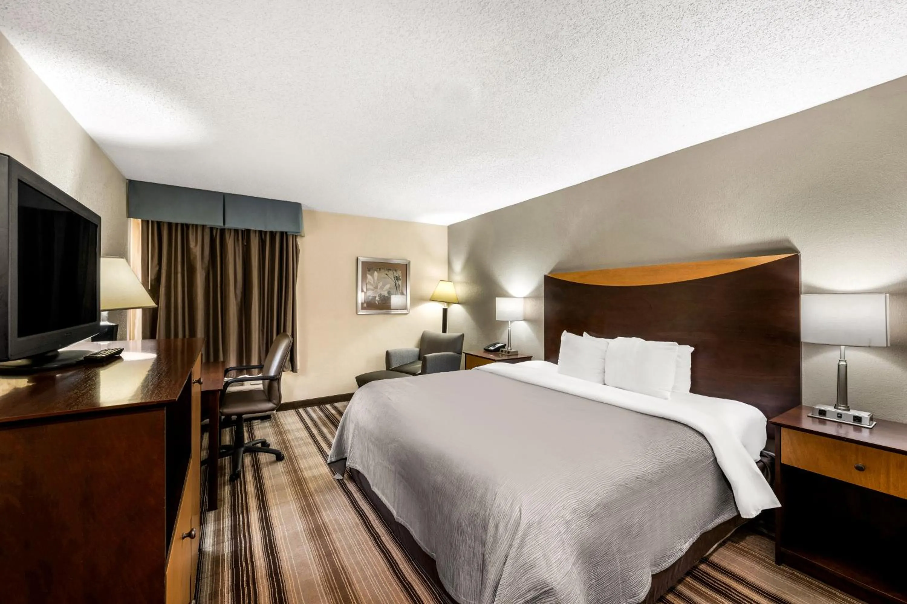 Bed in Quality Inn Bulls Gap