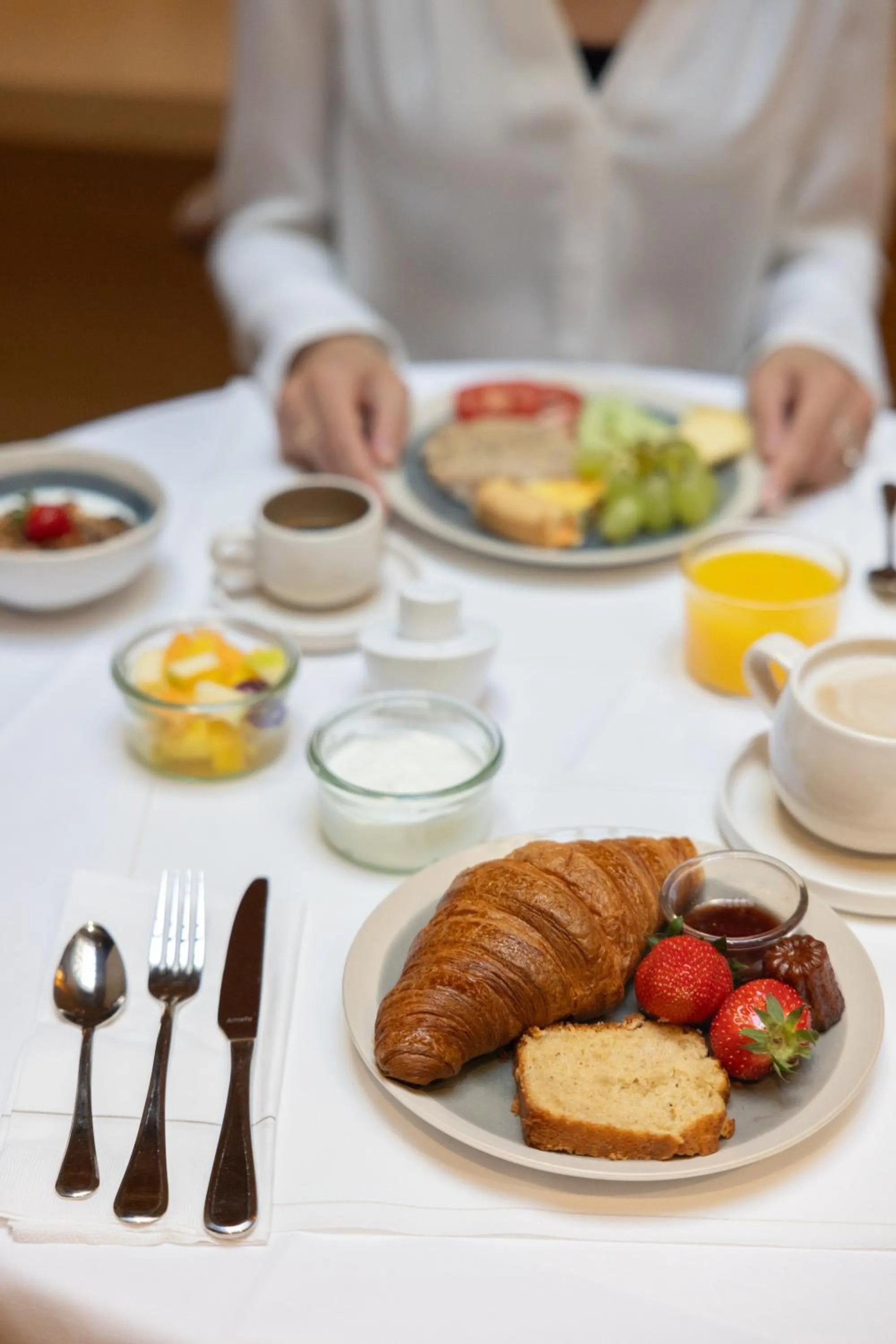 Breakfast in Grand Hotel Francais